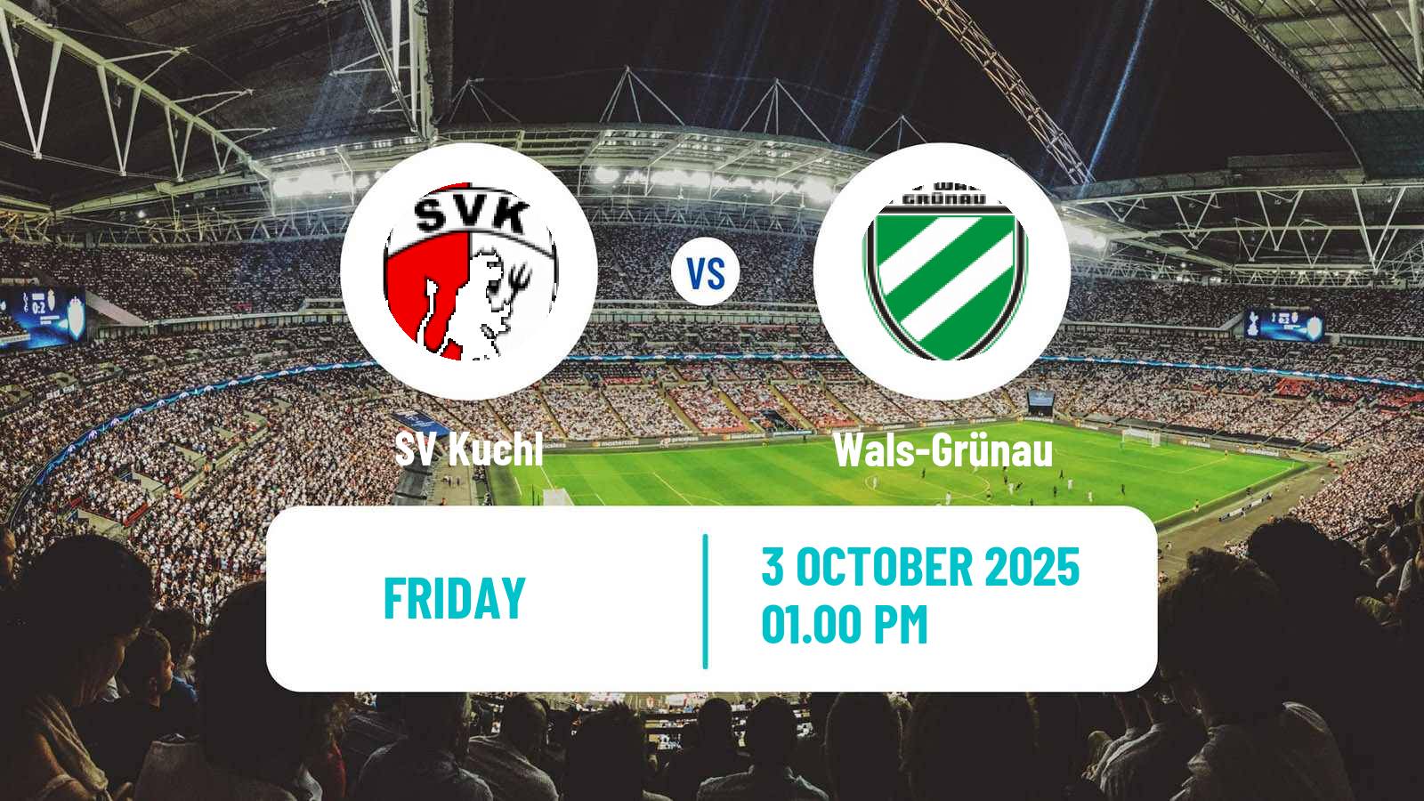 Soccer Austrian Regionalliga West Kuchl - Wals-Grünau