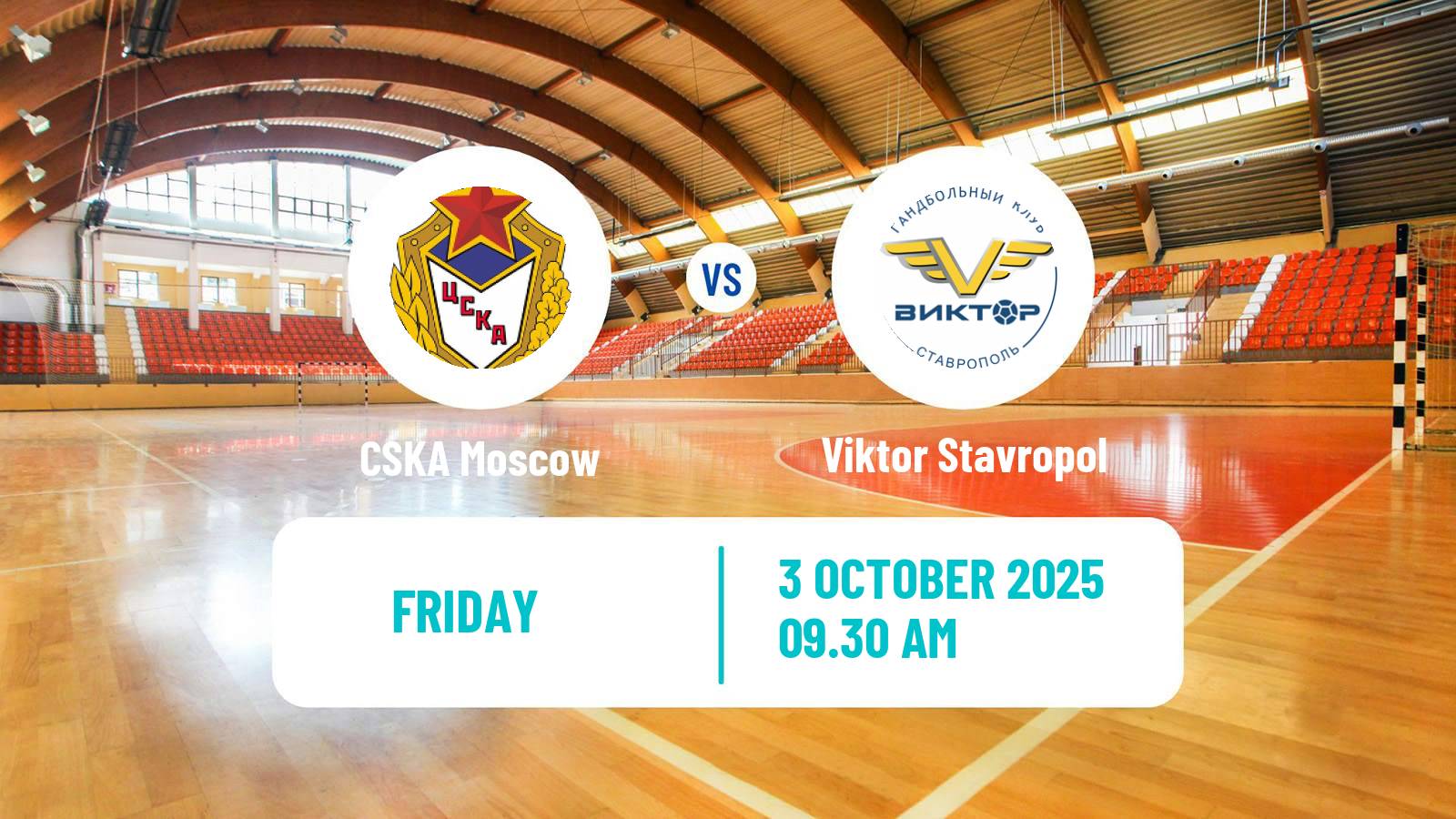 Handball Russian Superleague Handball CSKA Moscow - Viktor Stavropol