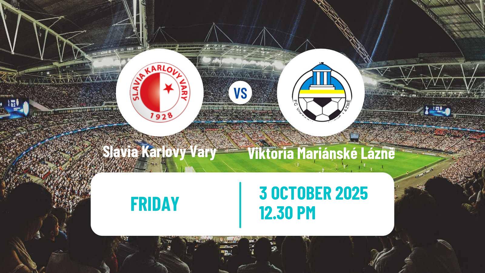 Soccer Czech Division B Slavia Karlovy Vary - Viktoria Mariánské Lázně