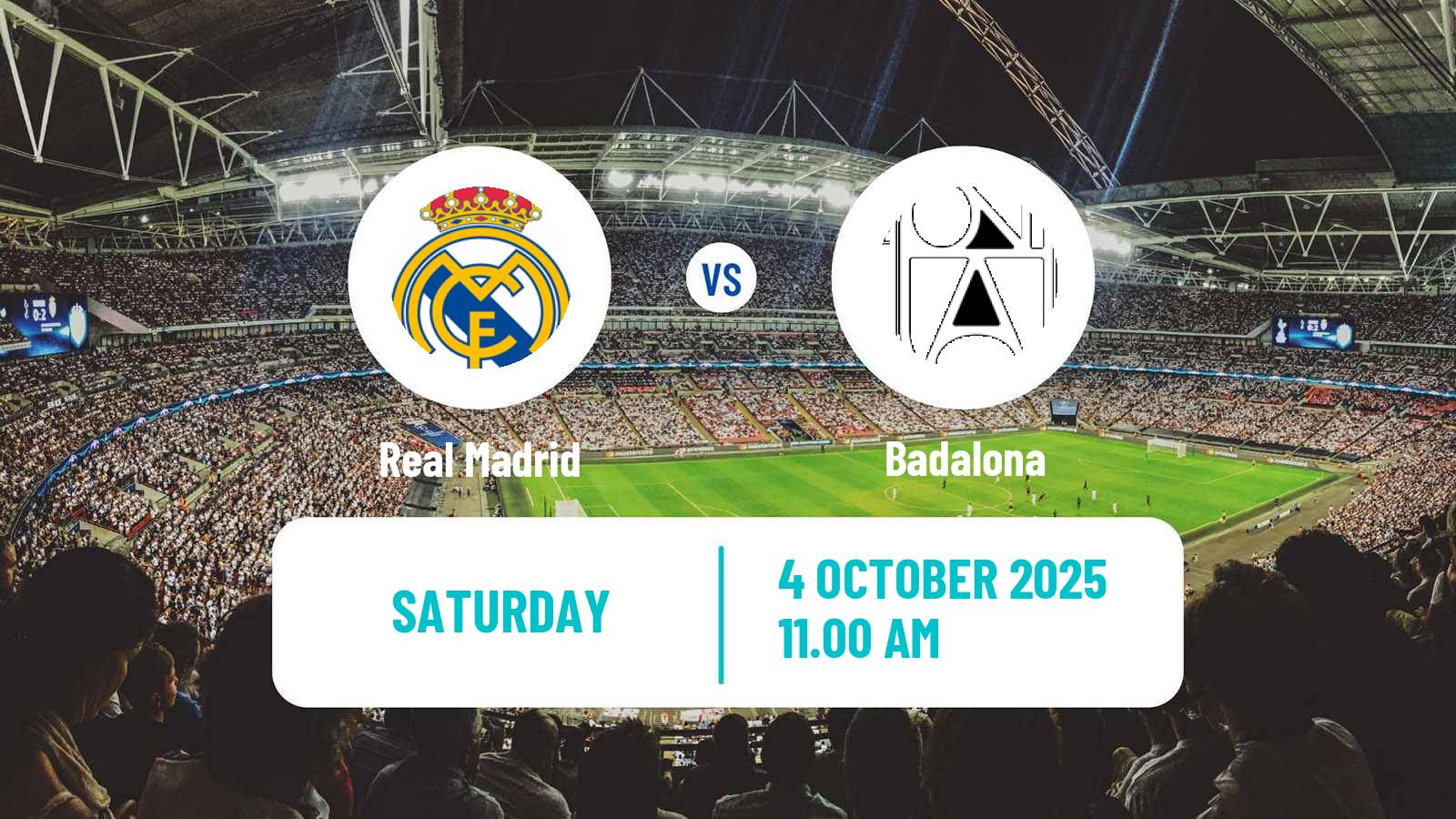 Soccer Spanish Primera División Women Real Madrid - Badalona