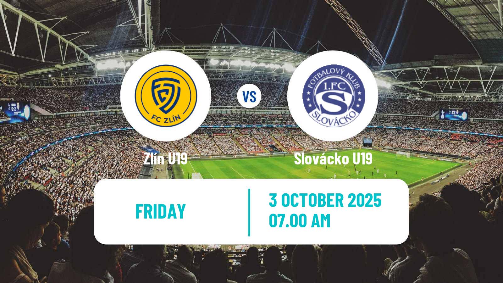 Soccer Czech U19 League Zlín U19 - Slovácko U19