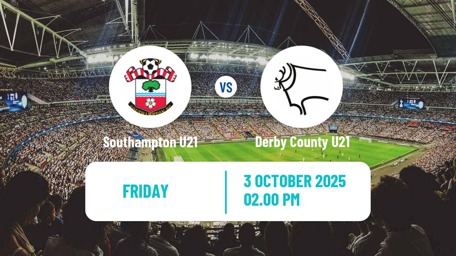 Soccer English Premier League 2 Southampton U21 - Derby County U21