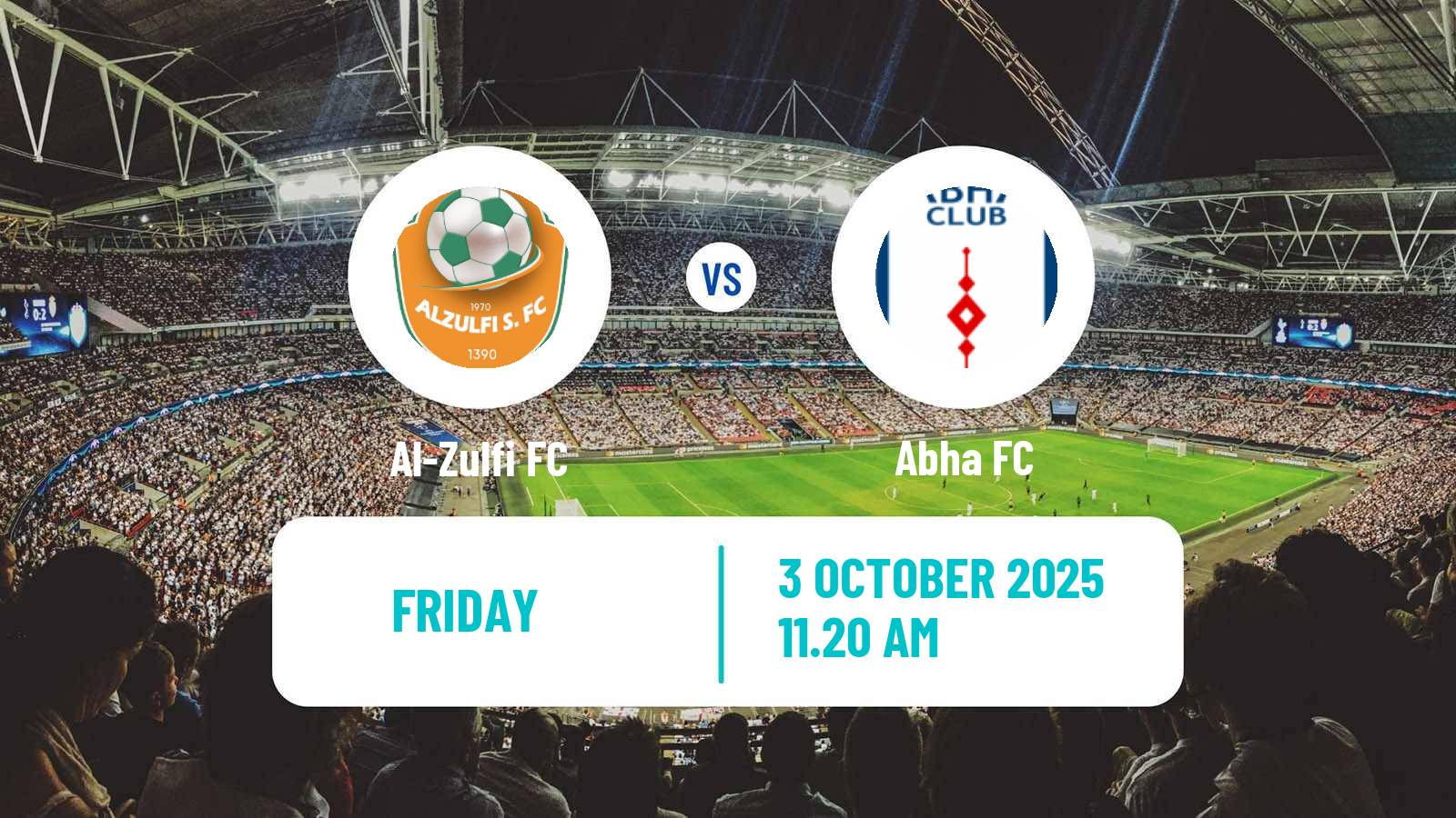 Soccer Saudi Division 1 Al-Zulfi - Abha