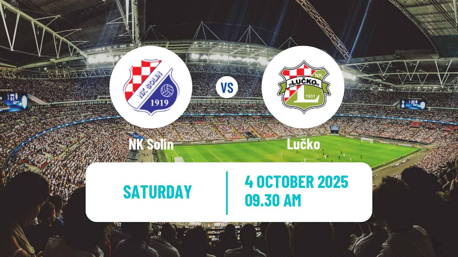 Soccer Croatian Druga NL Solin - Lučko