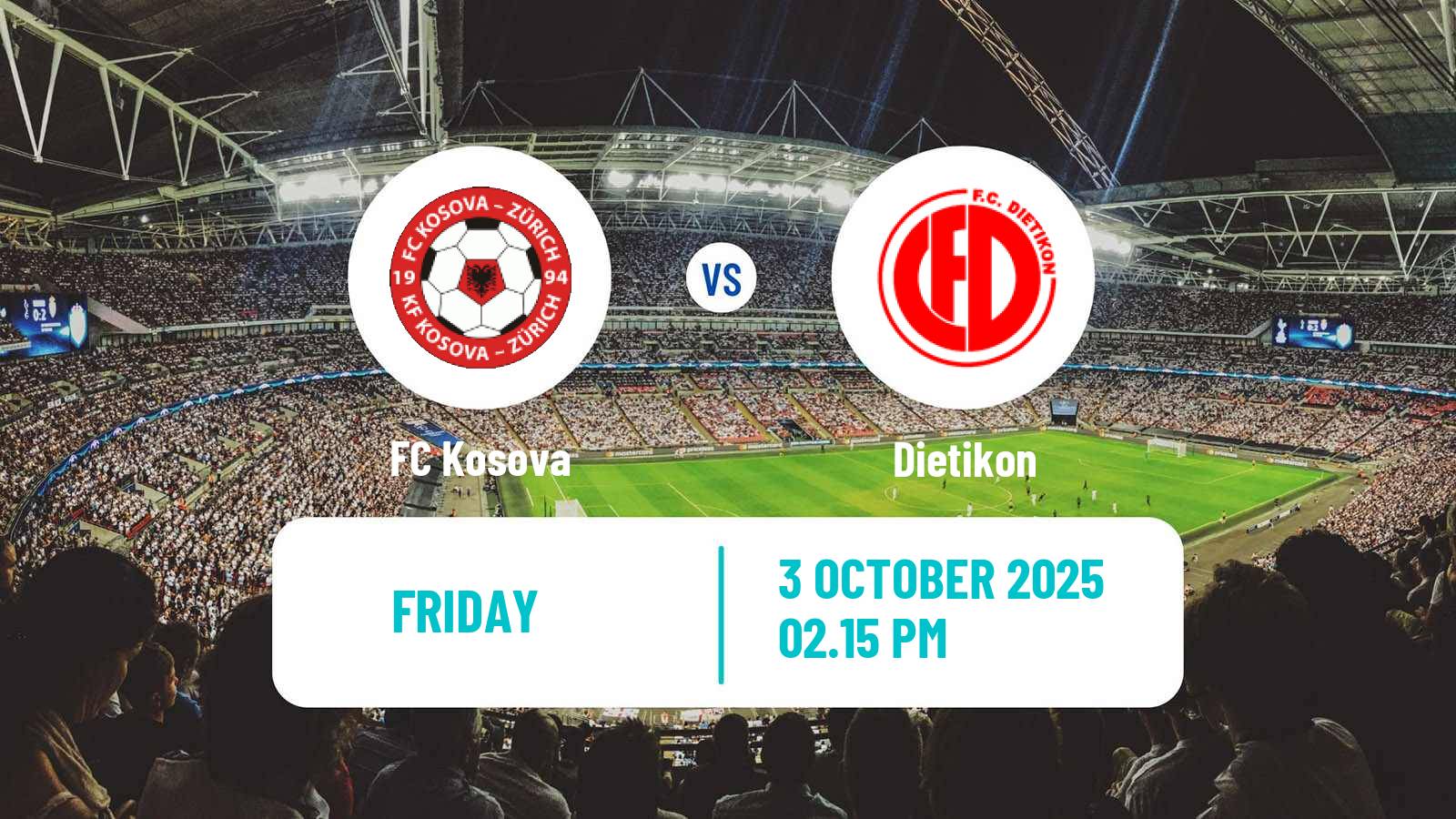 Soccer Swiss 1 Liga Classic Group 3 Kosova - Dietikon