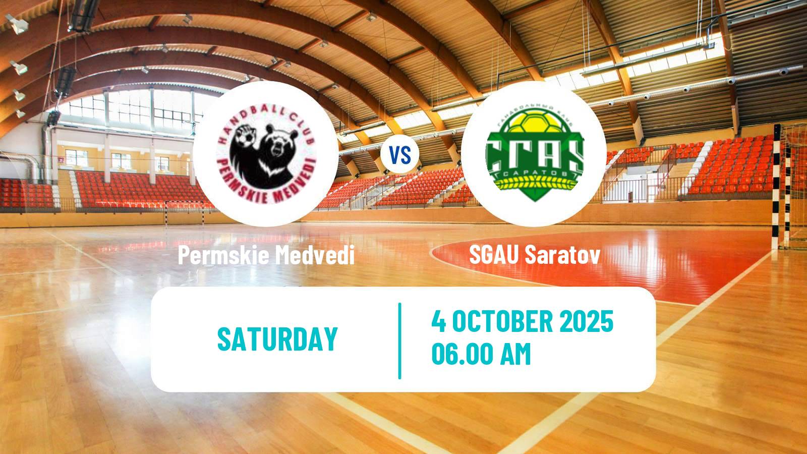 Handball Russian Superleague Handball Permskie Medvedi - SGAU Saratov