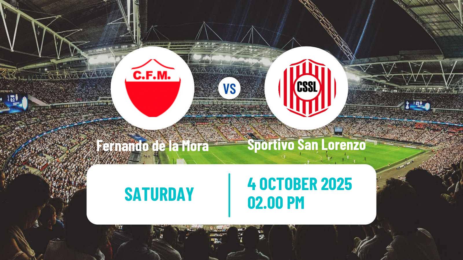 Soccer Paraguayan Division Intermedia Fernando de la Mora - Sportivo San Lorenzo