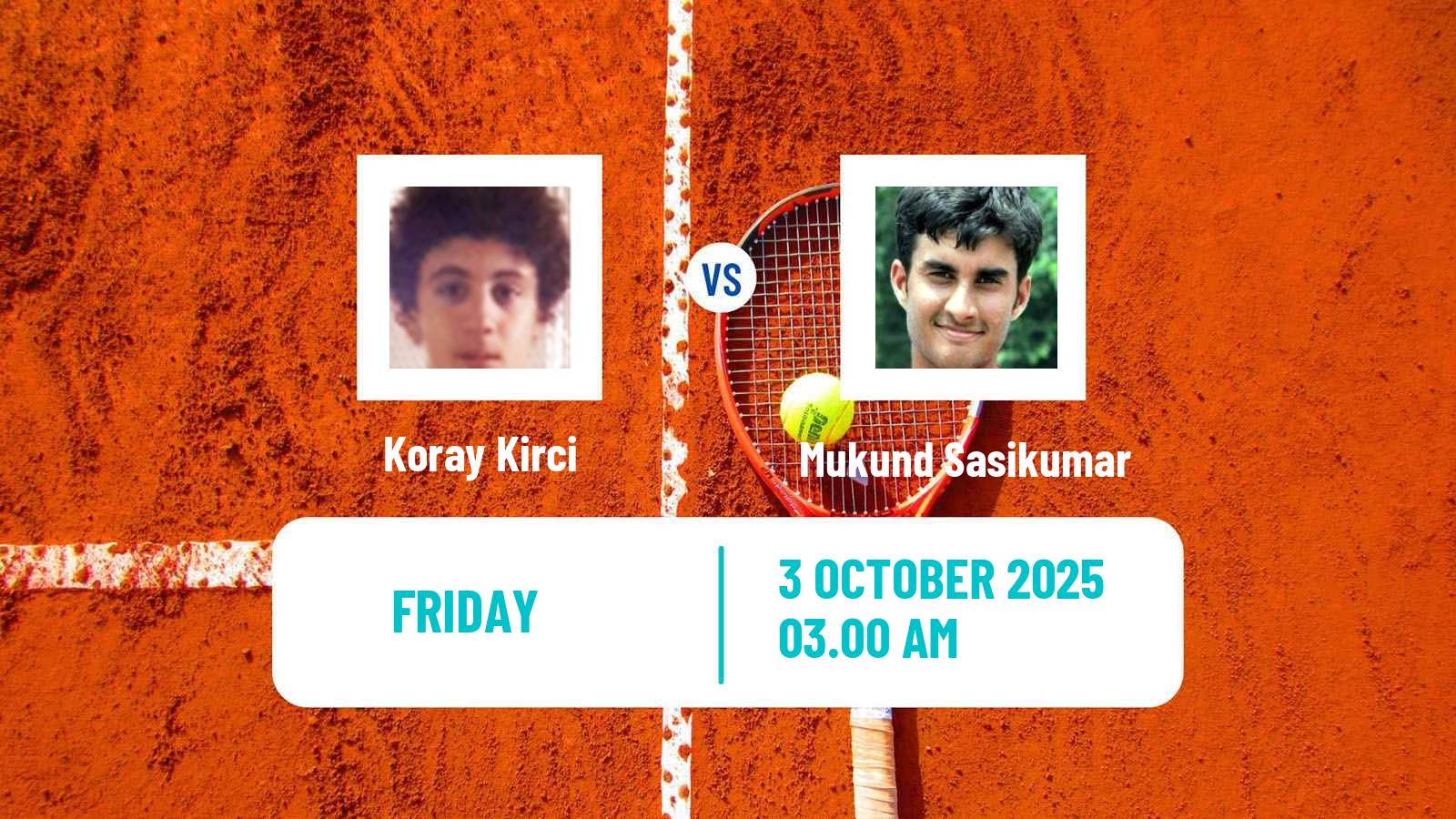 Tennis ITF M25 Sharm Elsheikh 4 Men Koray Kirci - Mukund Sasikumar
