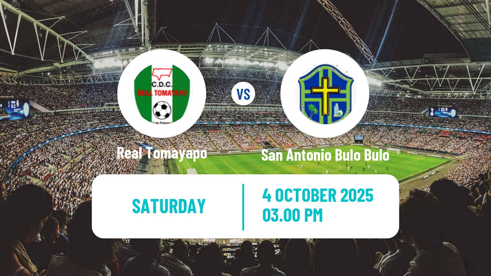 Soccer Bolivian League Cup Real Tomayapo - San Antonio Bulo Bulo