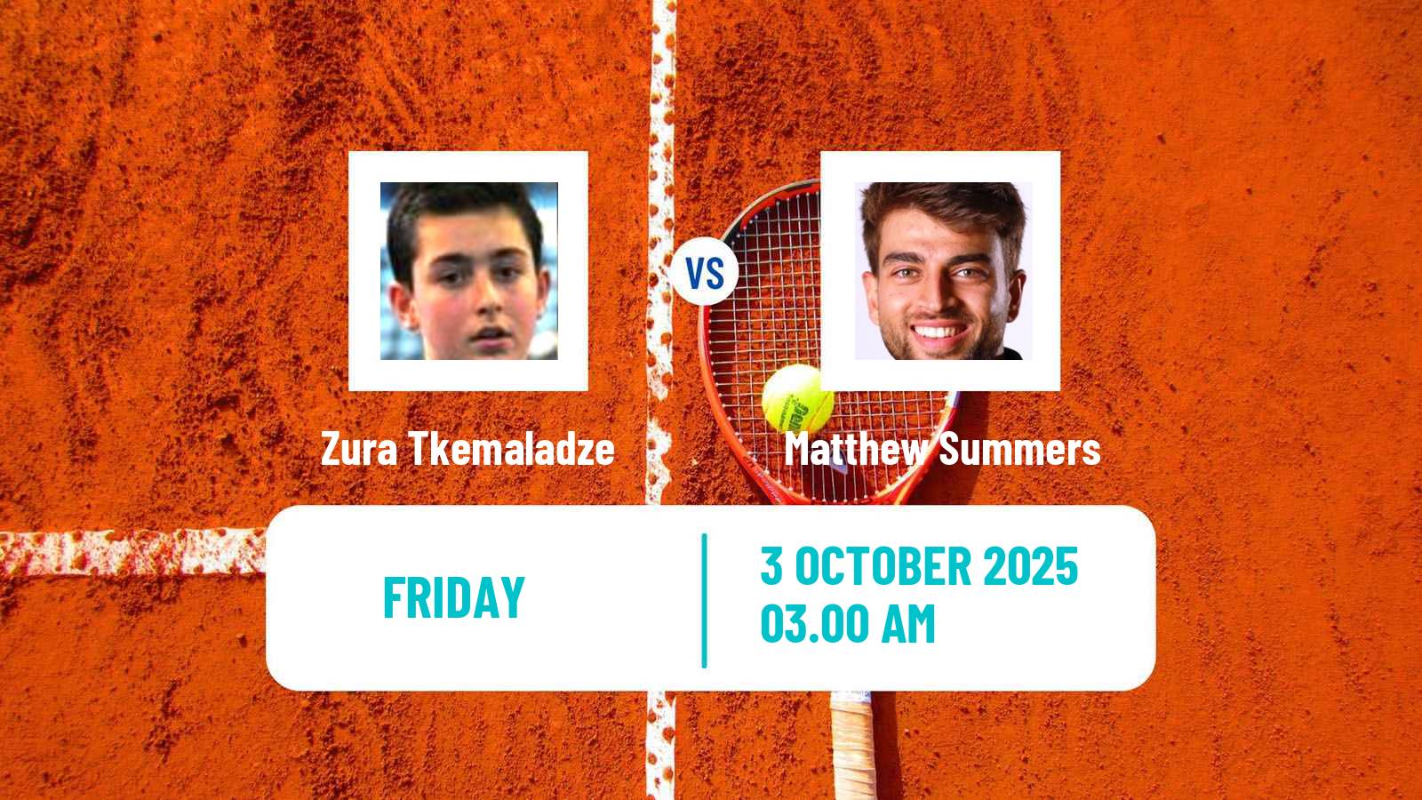 Tennis ITF M15 Kayseri 9 Men Zura Tkemaladze - Matthew Summers