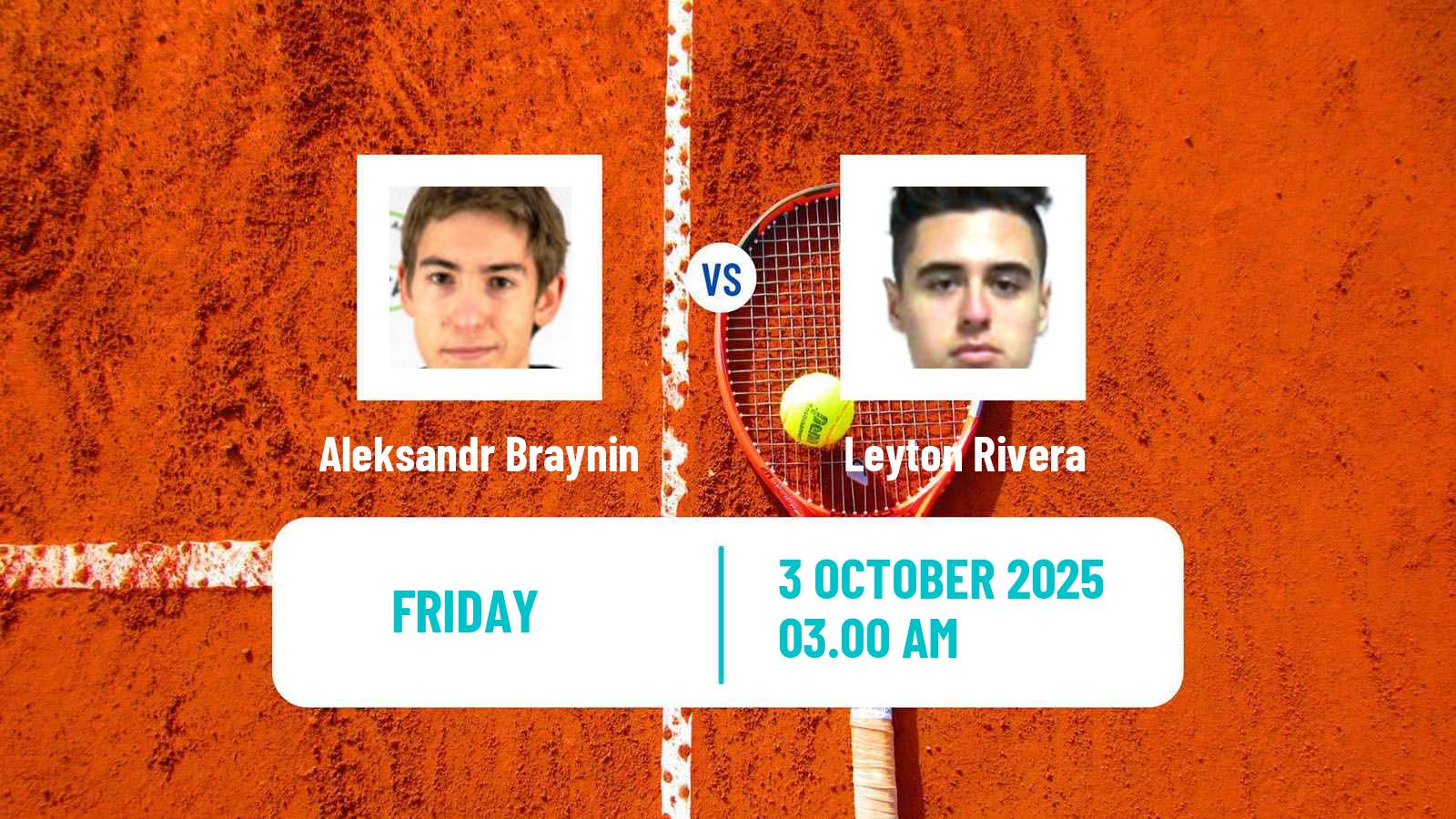 Tennis ITF M15 Kayseri 9 Men Aleksandr Braynin - Leyton Rivera
