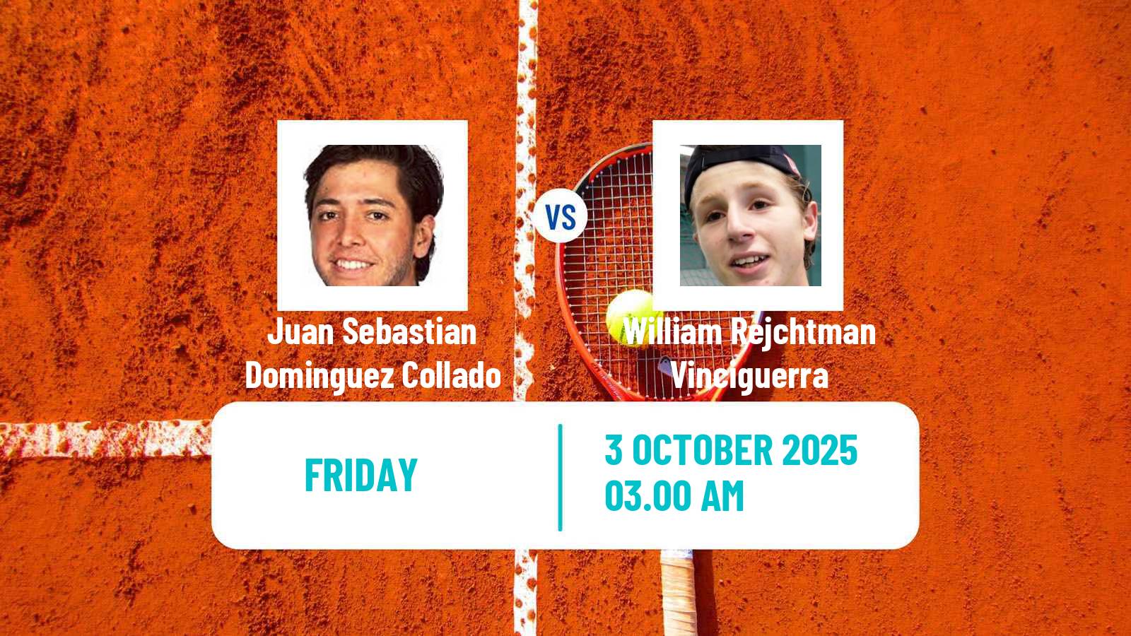 Tennis ITF M15 Kayseri 9 Men Juan Sebastian Dominguez Collado - William Rejchtman Vinciguerra