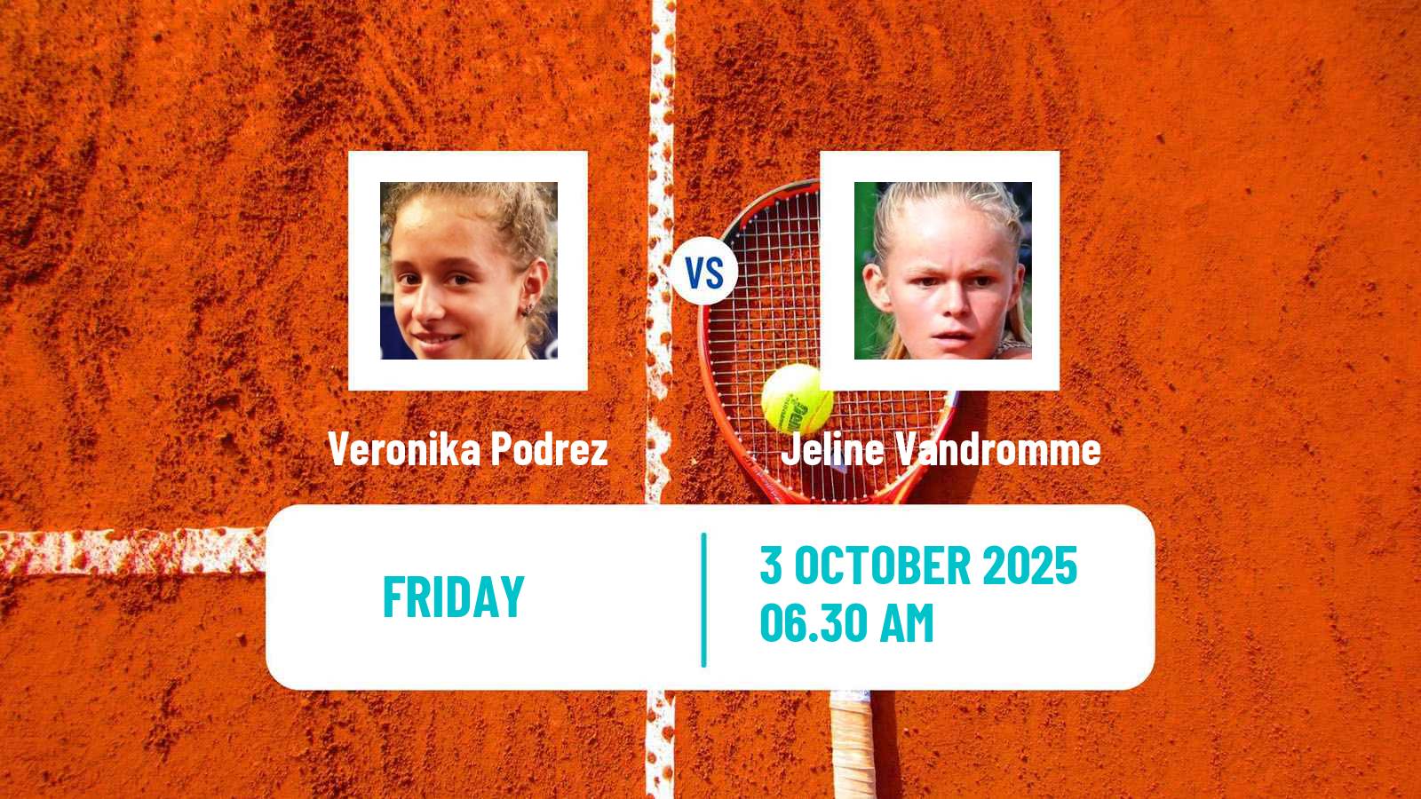 Tennis ITF W35 Reims Women Veronika Podrez - Jeline Vandromme