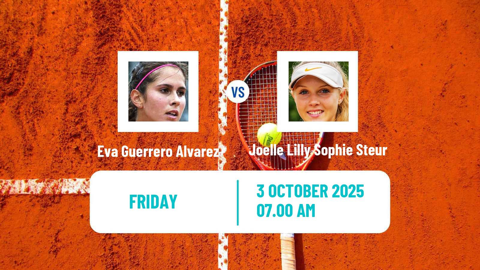 Tennis ITF W50 Baza Women Eva Guerrero Alvarez - Joelle Lilly Sophie Steur