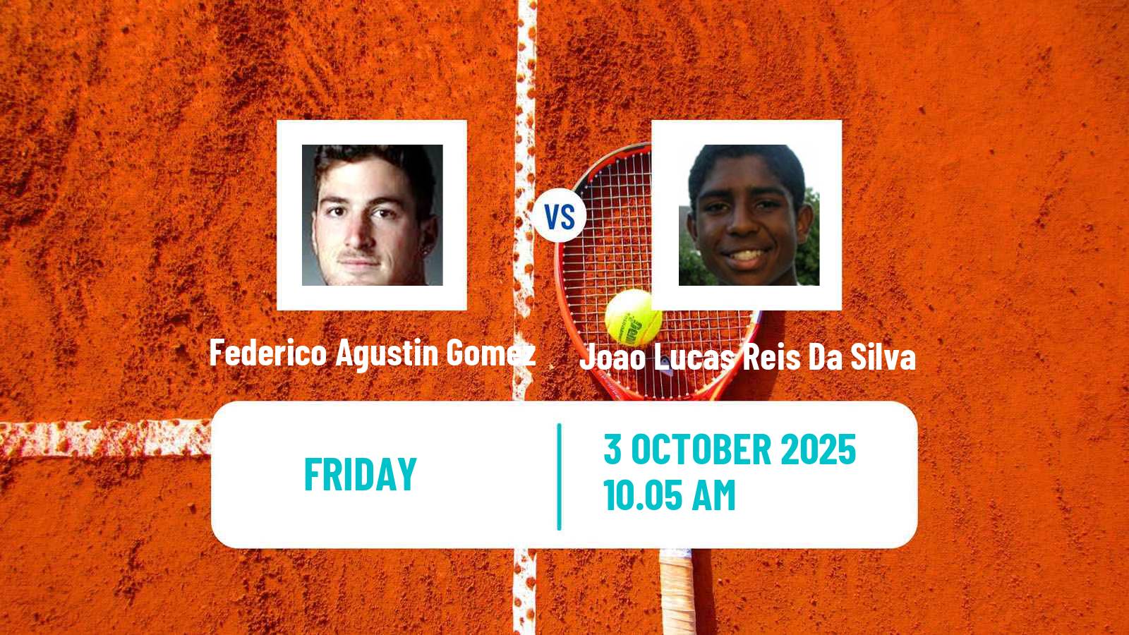 Tennis Antofagasta Challenger Men Federico Agustin Gomez - Joao Lucas Reis Da Silva