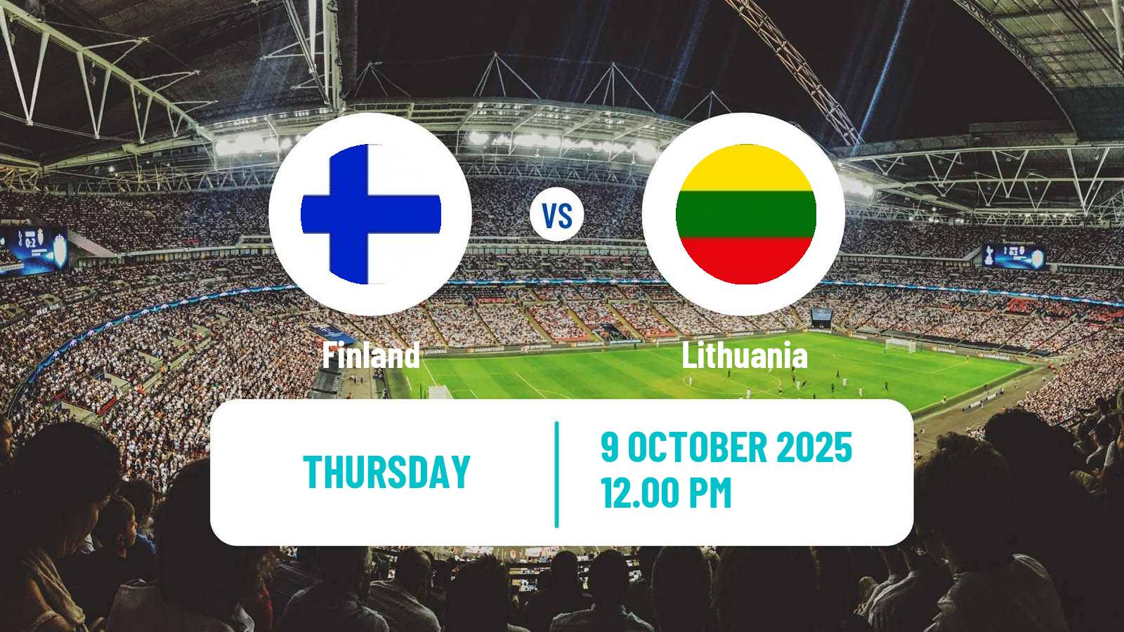 Soccer FIFA World Cup Finland - Lithuania