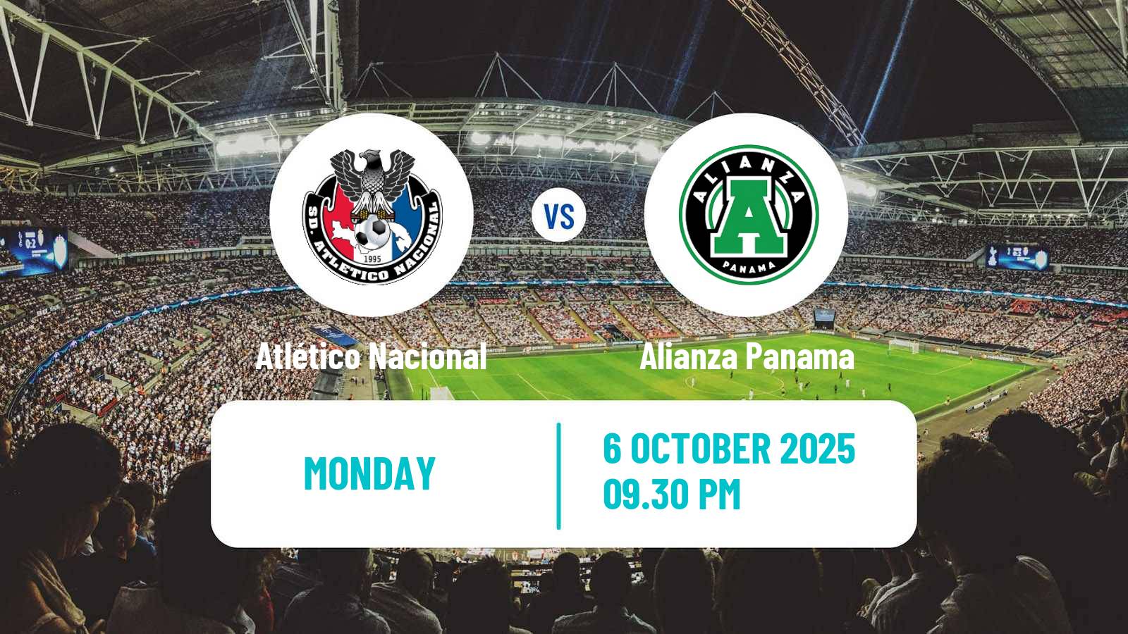 Soccer Liga Panamena de Futbol Atlético Nacional - Alianza Panama