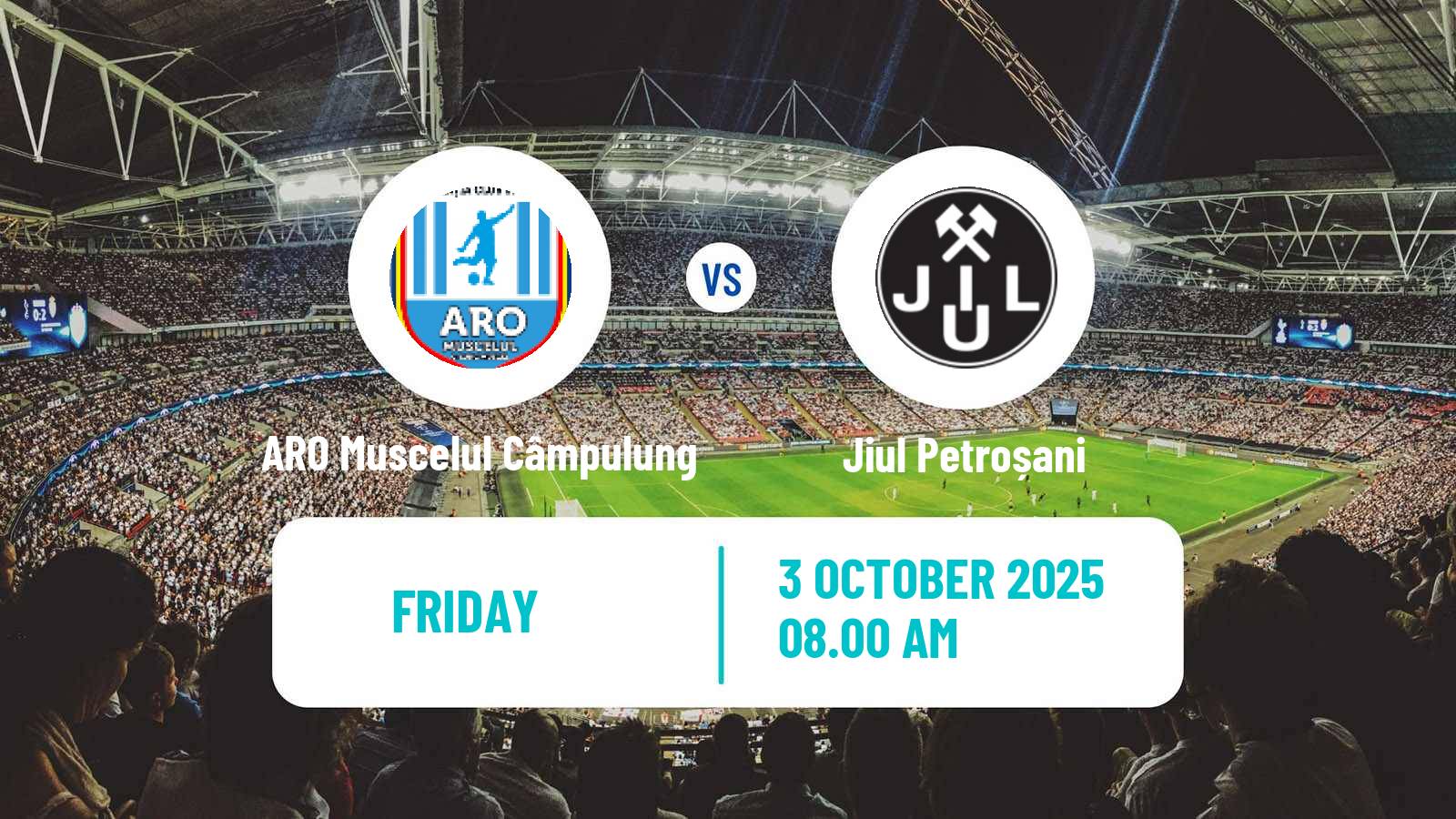 Soccer Romanian Liga 3 - Seria 6 ARO Muscelul Câmpulung - Jiul Petroșani