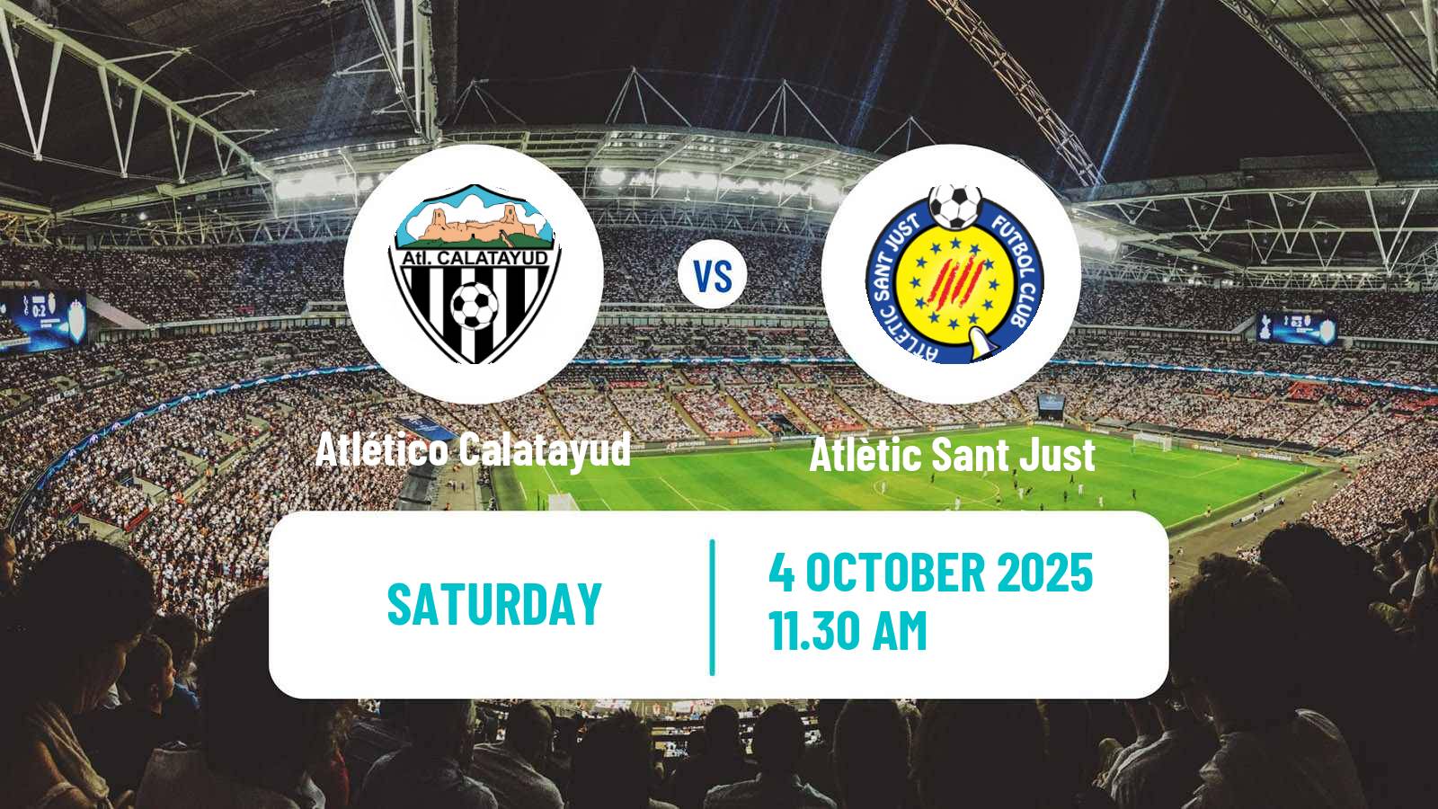 Soccer Spanish Copa del Rey Atlético Calatayud - Atlètic Sant Just
