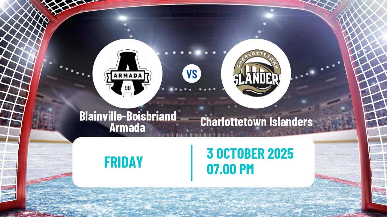 Hockey QMJHL Blainville-Boisbriand Armada - Charlottetown Islanders