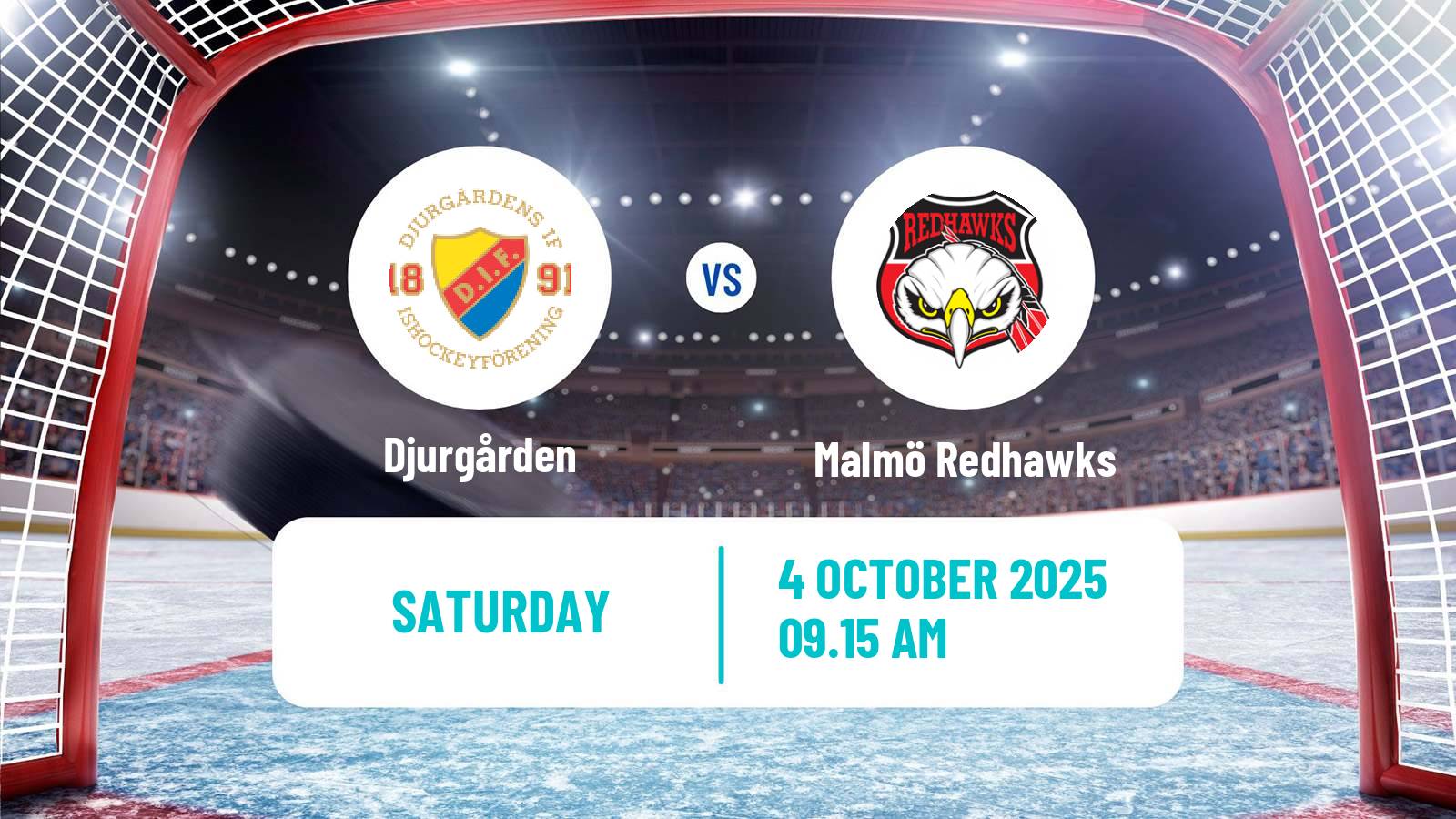 Hockey SHL Djurgården - Malmö Redhawks