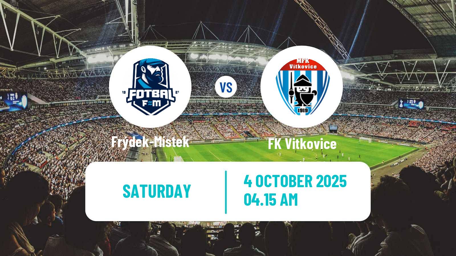 Soccer Czech MSFL Frýdek-Místek - Vitkovice