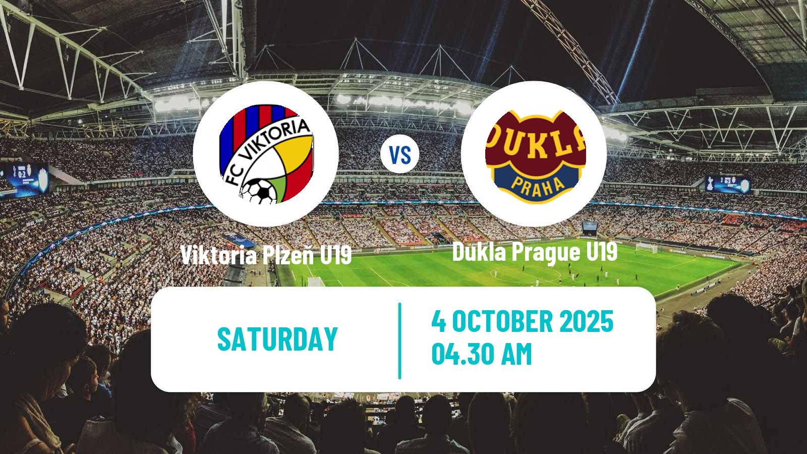 Soccer Czech U19 League Viktoria Plzeň U19 - Dukla Prague U19
