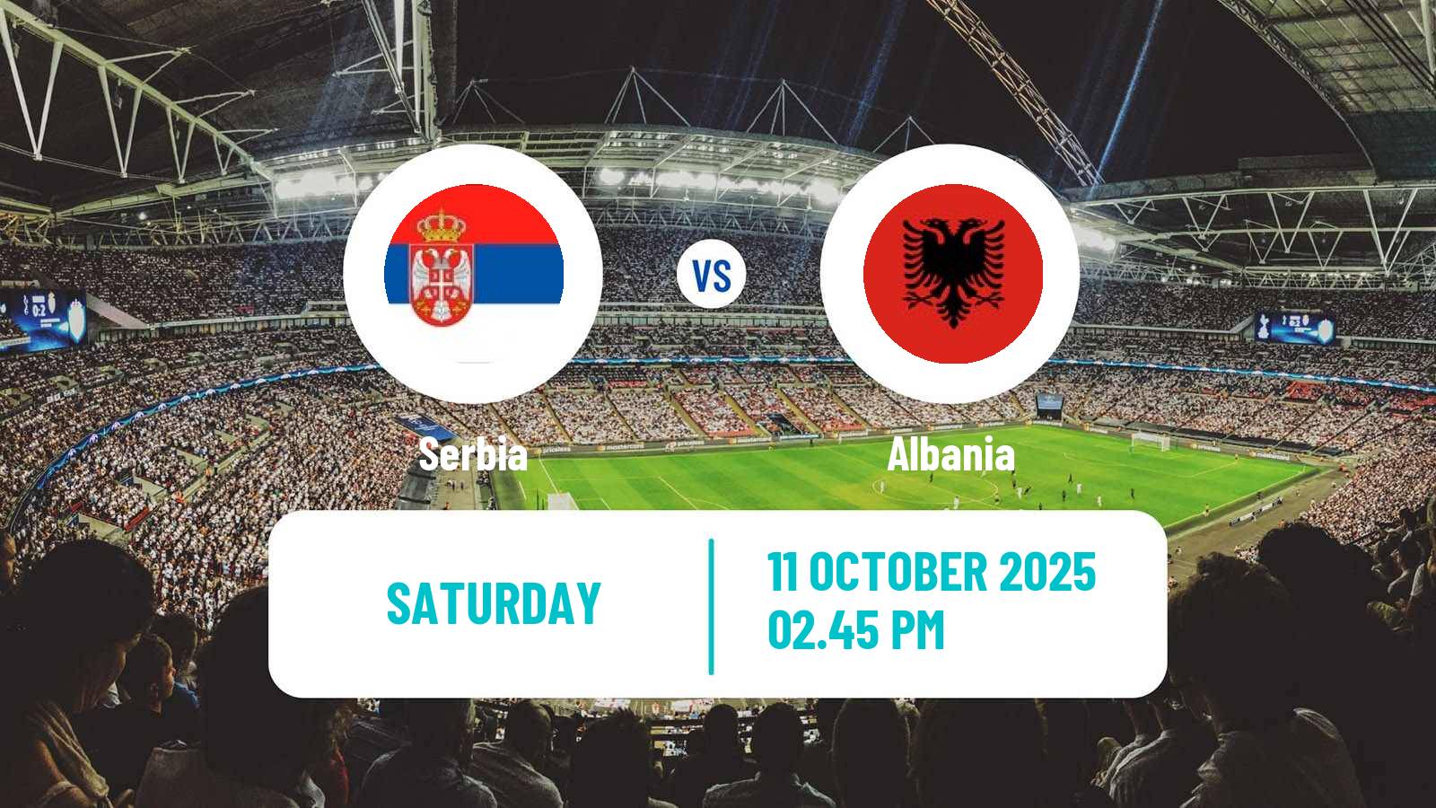 Soccer FIFA World Cup Serbia - Albania