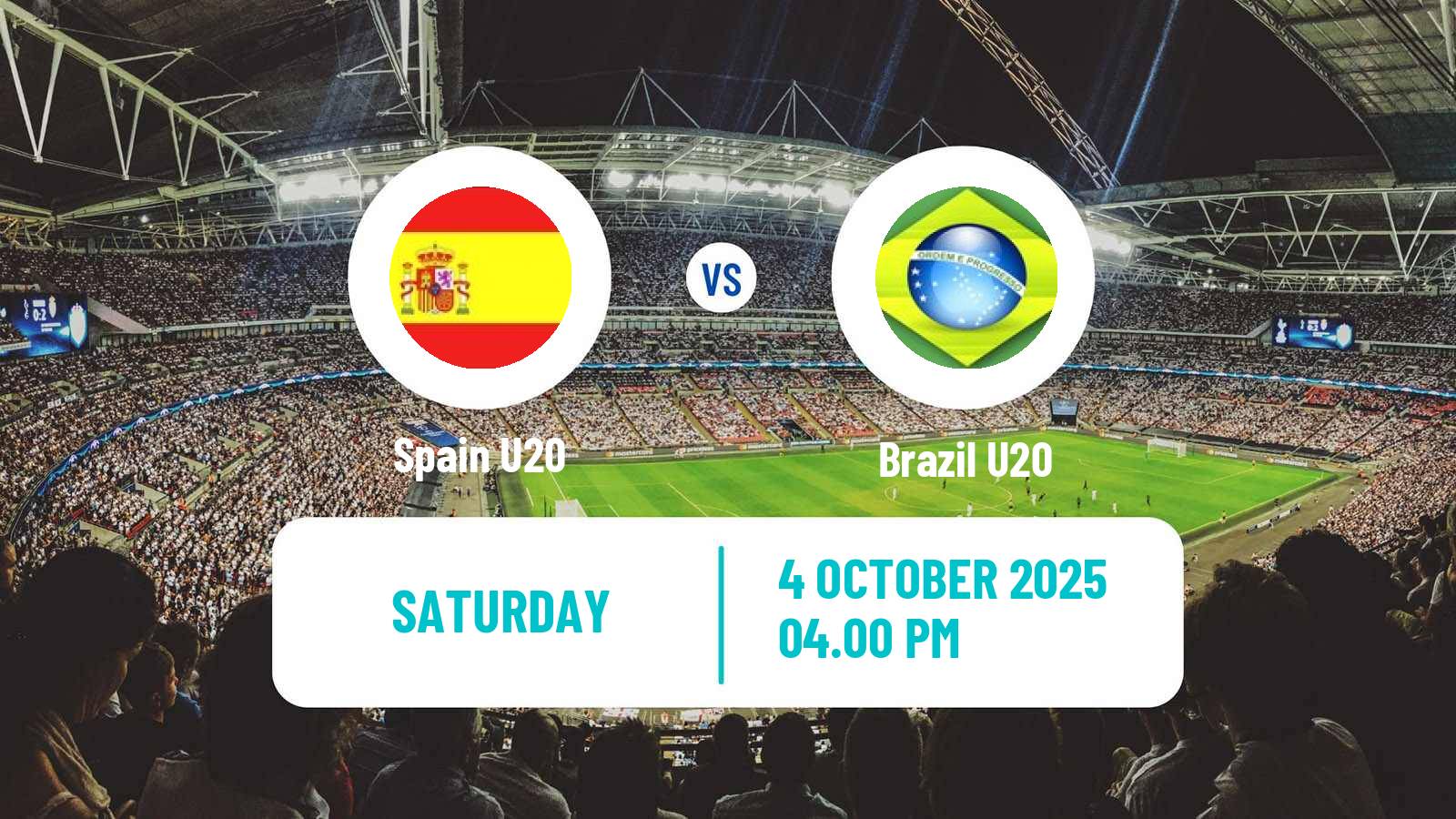 Soccer FIFA World Cup U20 Spain U20 - Brazil U20