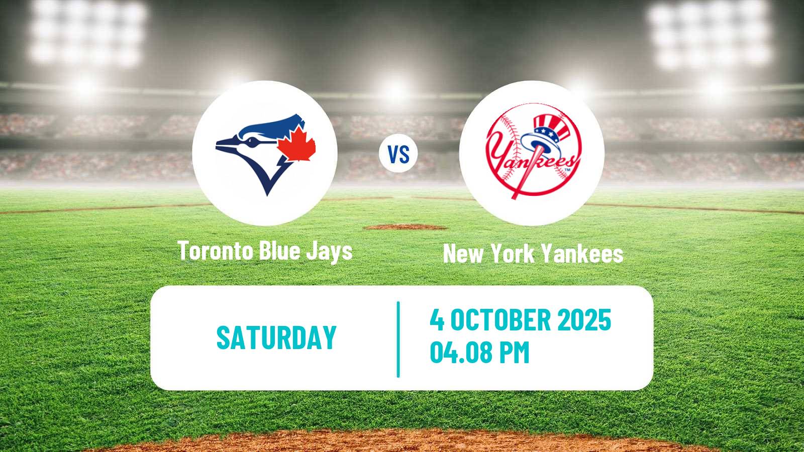Baseball MLB Toronto Blue Jays - New York Yankees