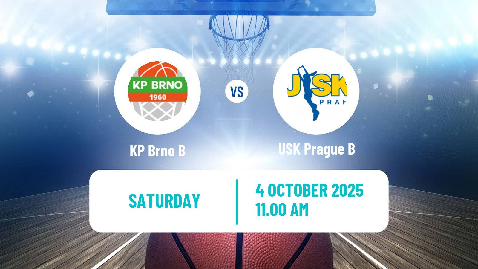 Basketball Czech 1 Liga Basketball Women KP Brno B - USK Prague B