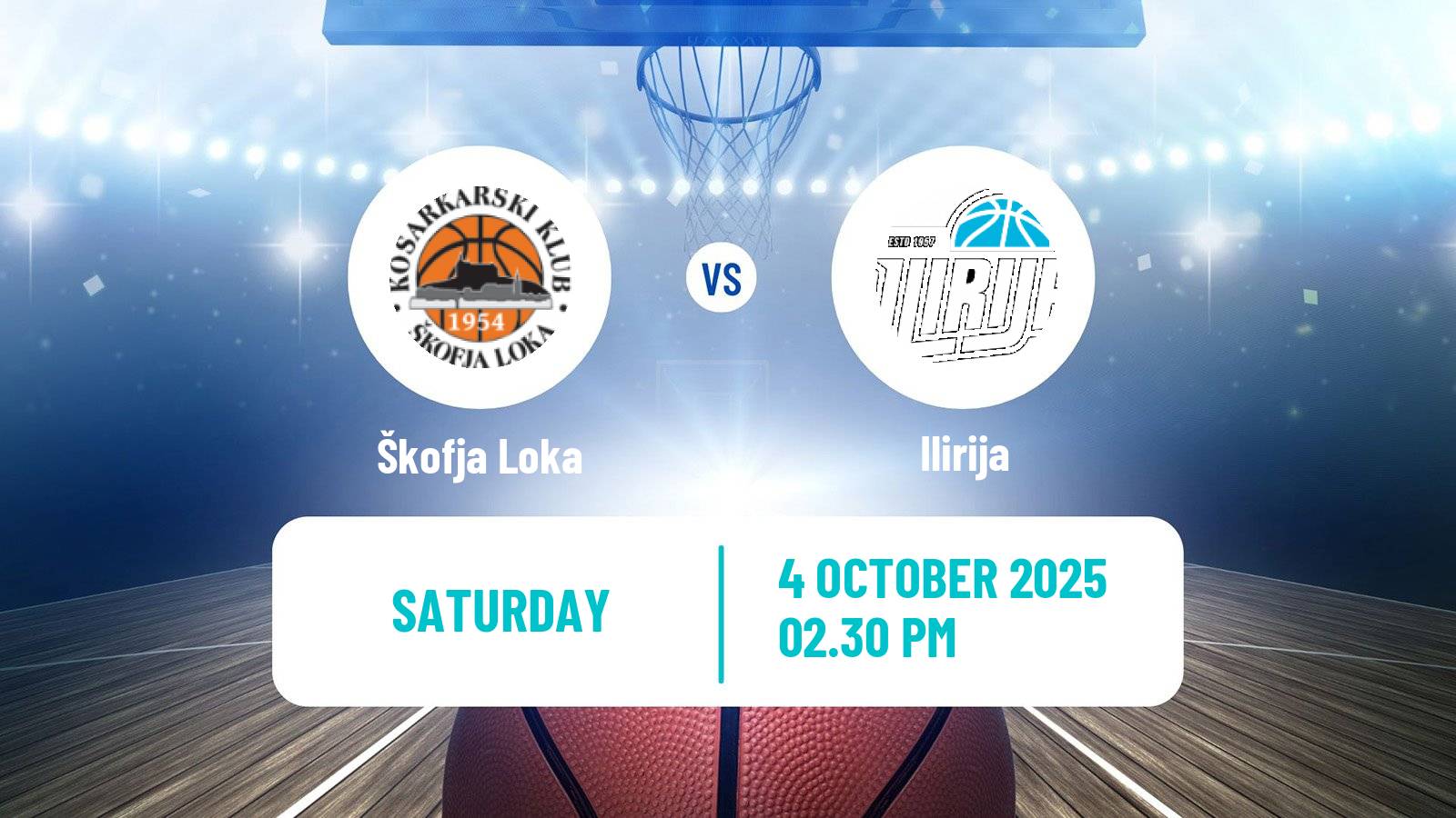 Basketball Slovenian Liga Basketball Women Škofja Loka - Ilirija