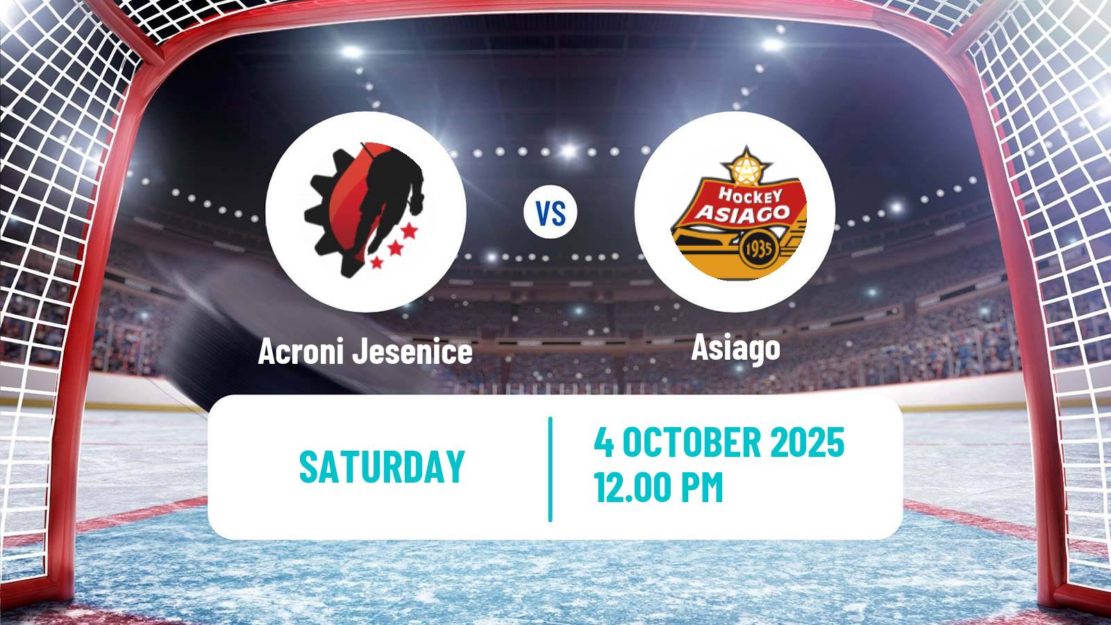 Hockey Alps Hockey League Acroni Jesenice - Asiago