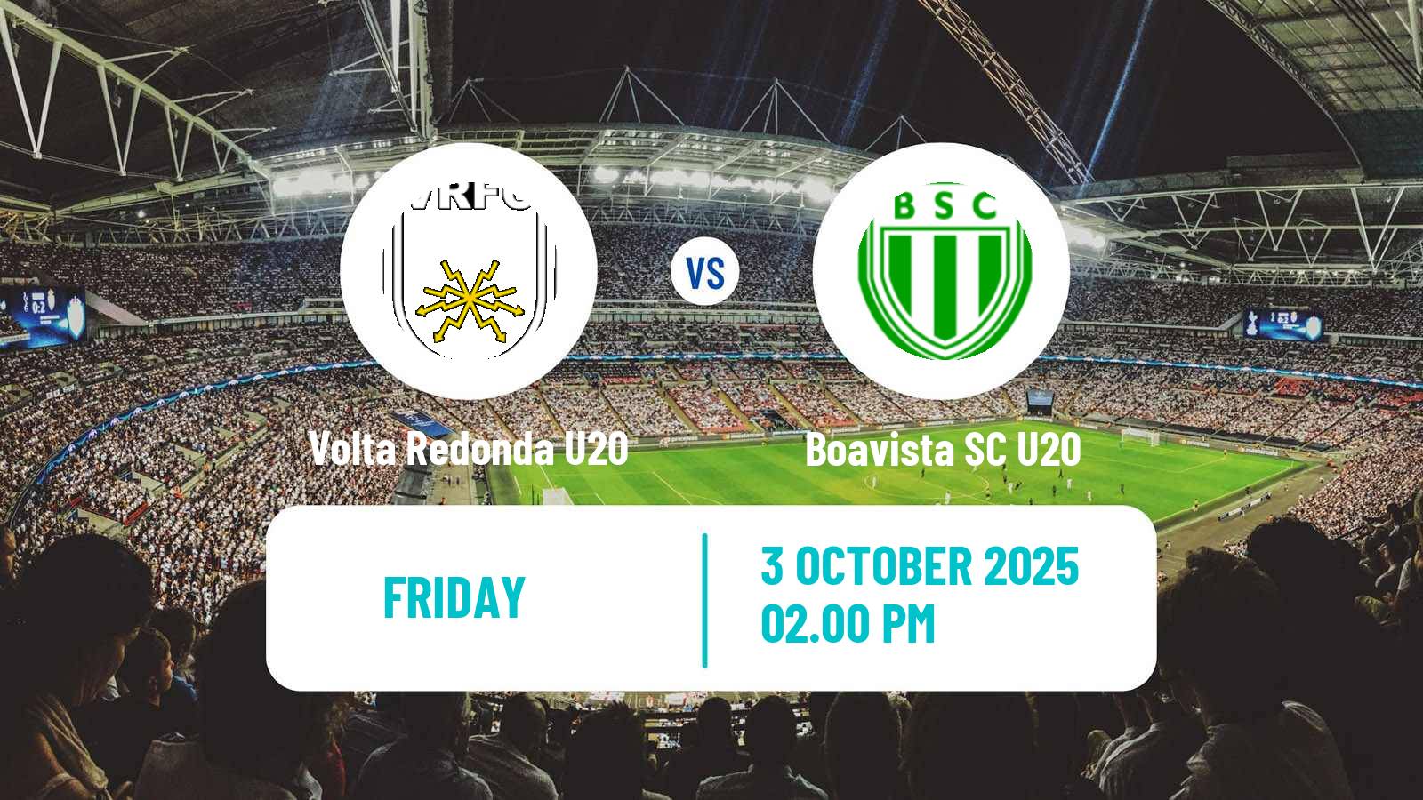 Soccer Brazilian Carioca U20 Volta Redonda U20 - Boavista SC U20