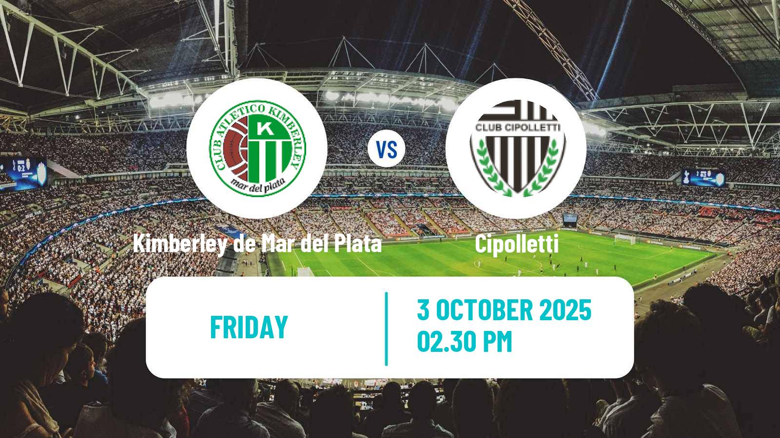 Soccer Argentinian Torneo Federal Kimberley de Mar del Plata - Cipolletti