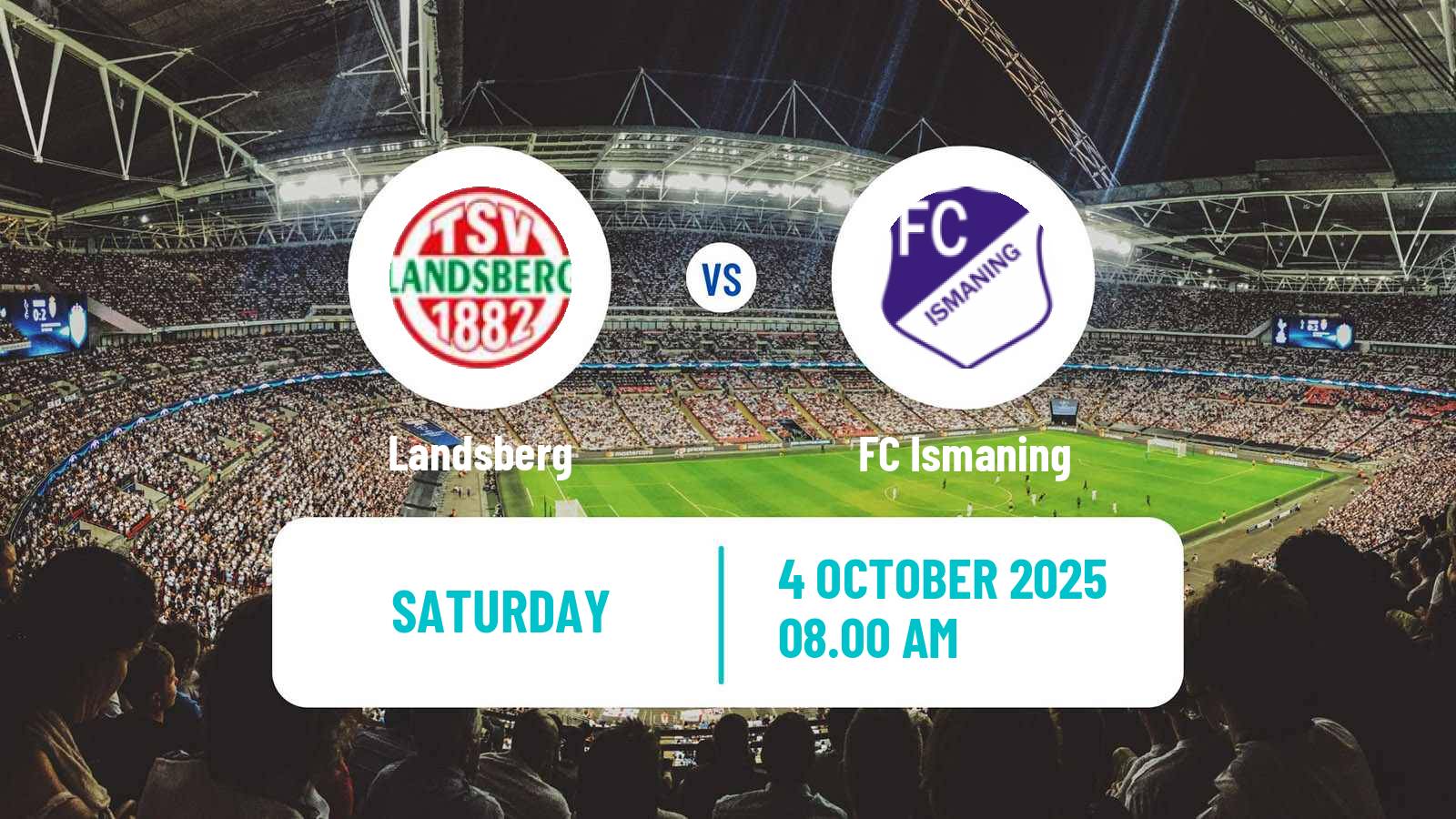 Soccer German Oberliga Bayern Süd Landsberg - Ismaning