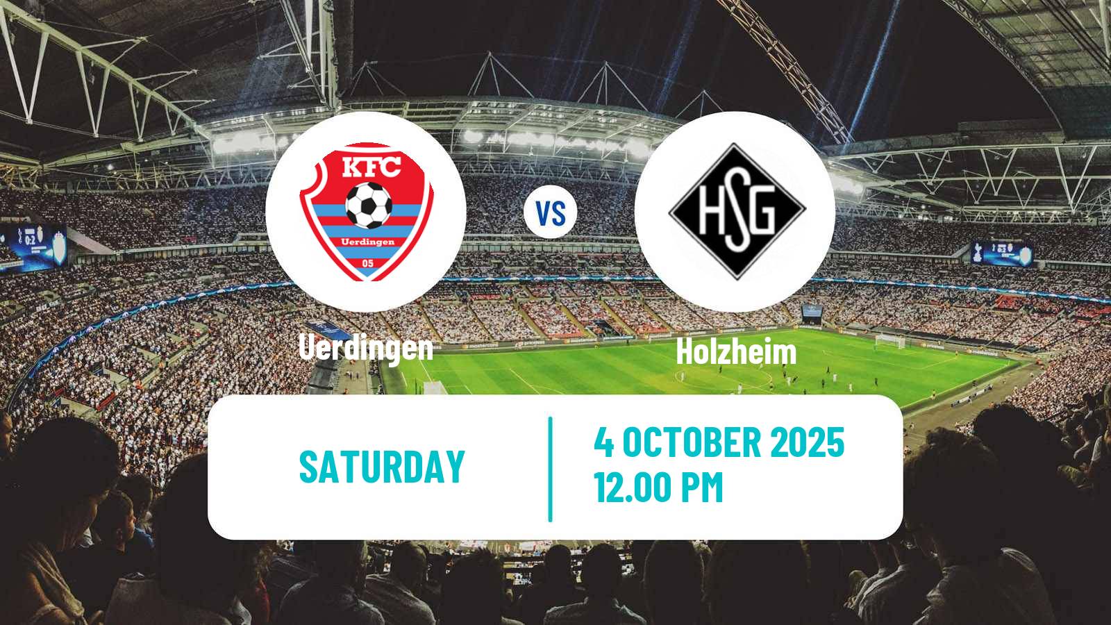 Soccer German Oberliga Niederrhein Uerdingen - Holzheim