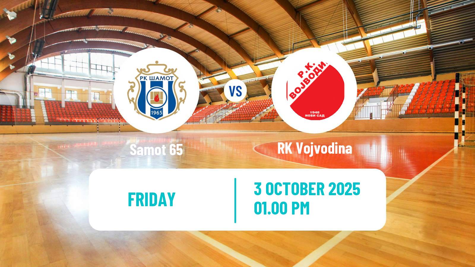 Handball Serbian Superliga Handball Samot 65 - RK Vojvodina