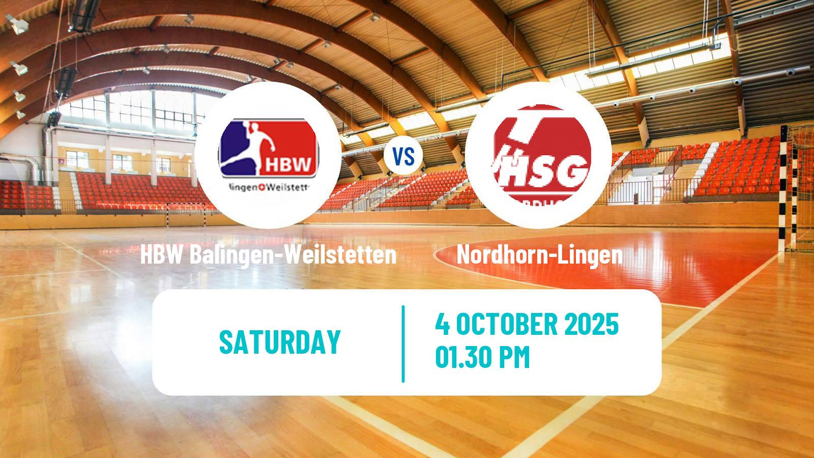 Handball German 2 Bundesliga Handball HBW Balingen-Weilstetten - Nordhorn-Lingen