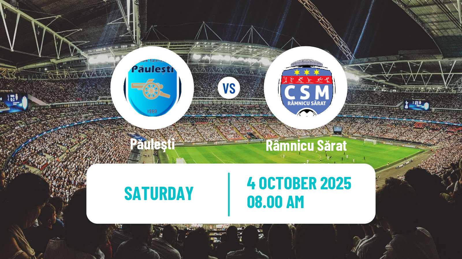 Soccer Romanian Liga 3 - Seria 2 Păuleşti - Râmnicu Sărat