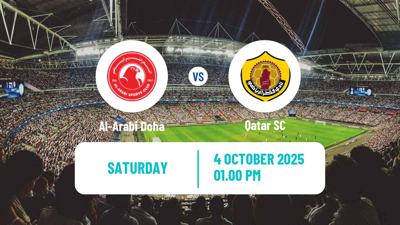 Soccer Qatar QSL Cup Al-Arabi Doha - Qatar SC