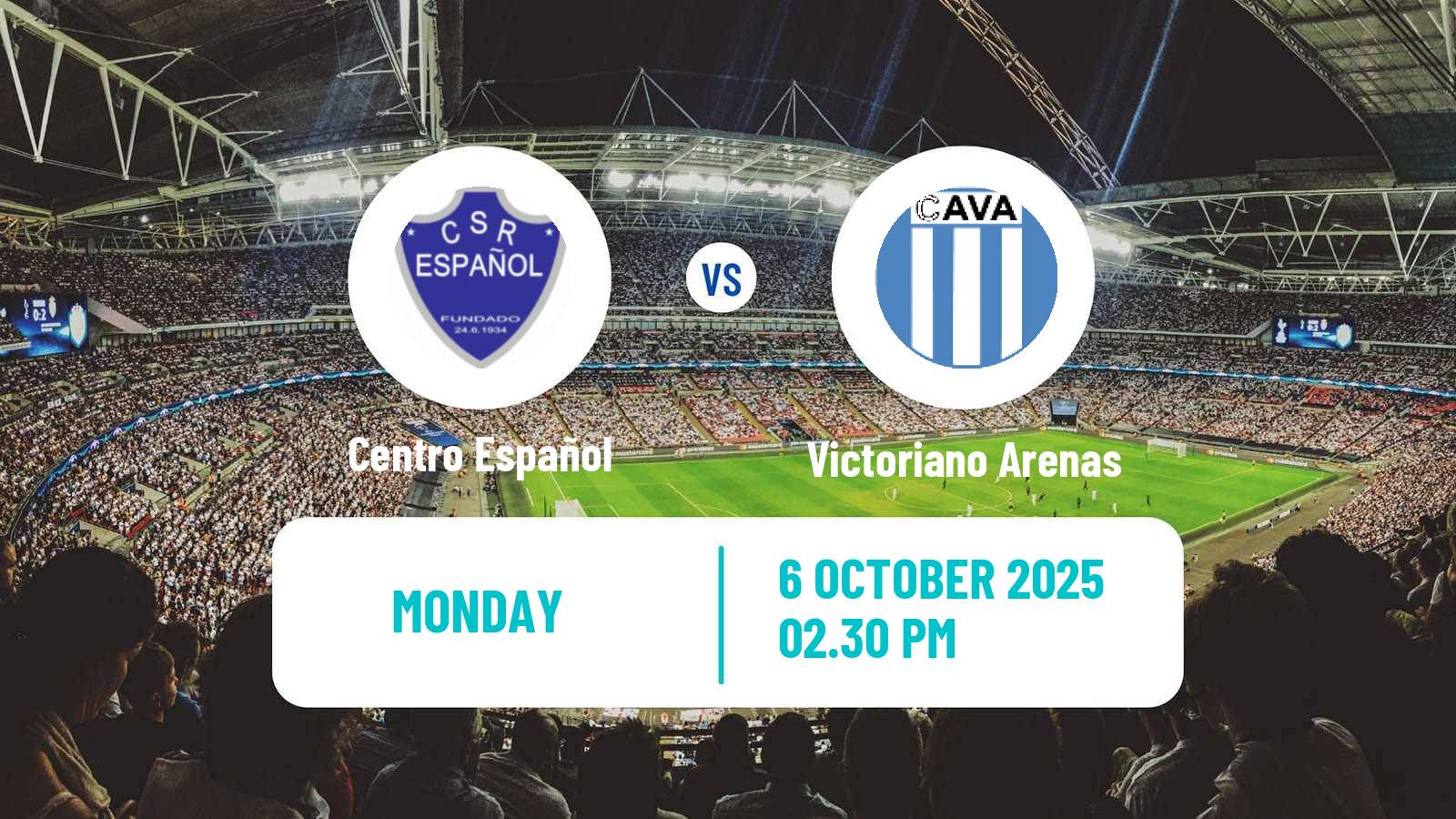 Soccer Argentinian Primera C Centro Español - Victoriano Arenas