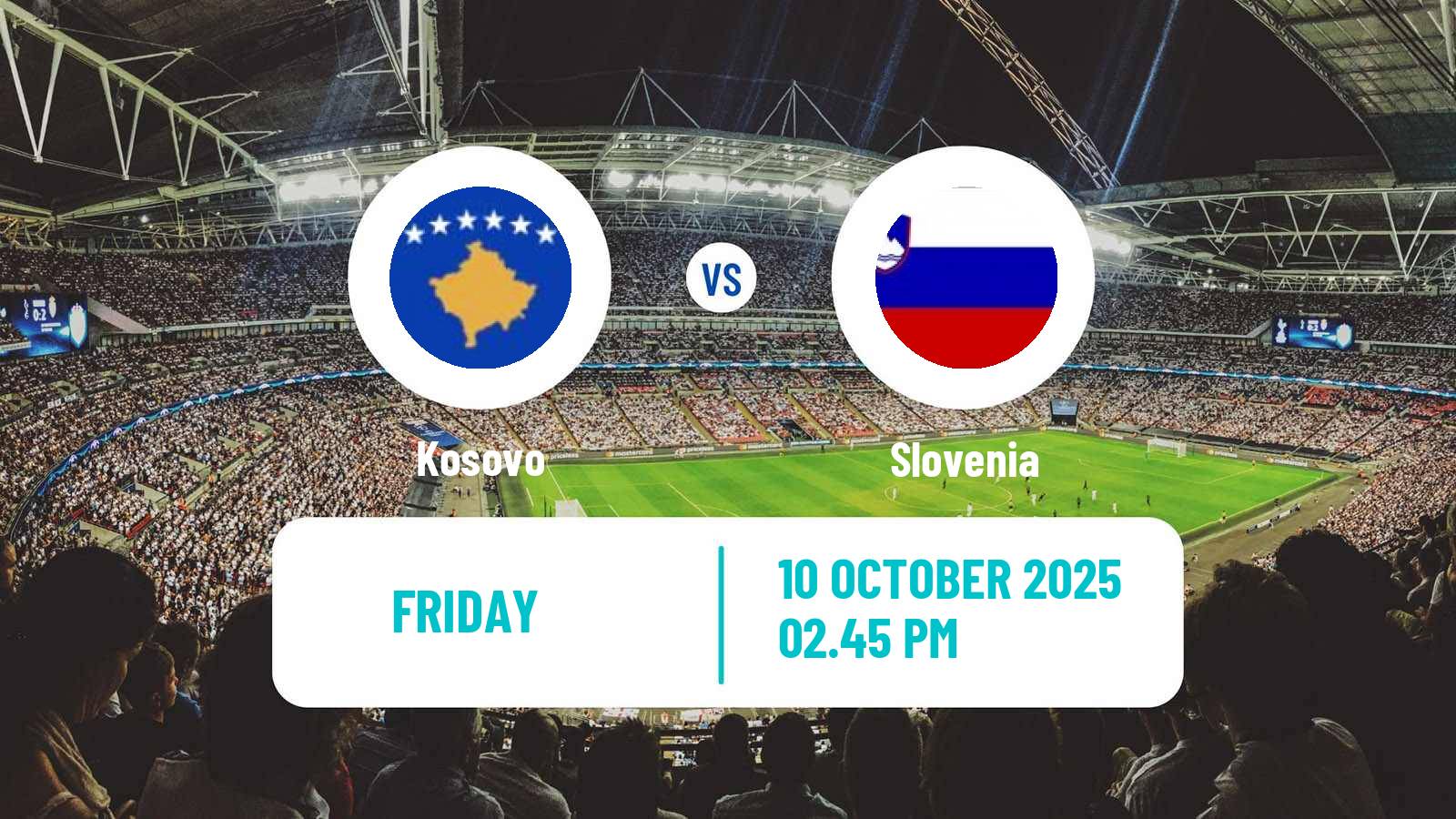 Soccer FIFA World Cup Kosovo - Slovenia