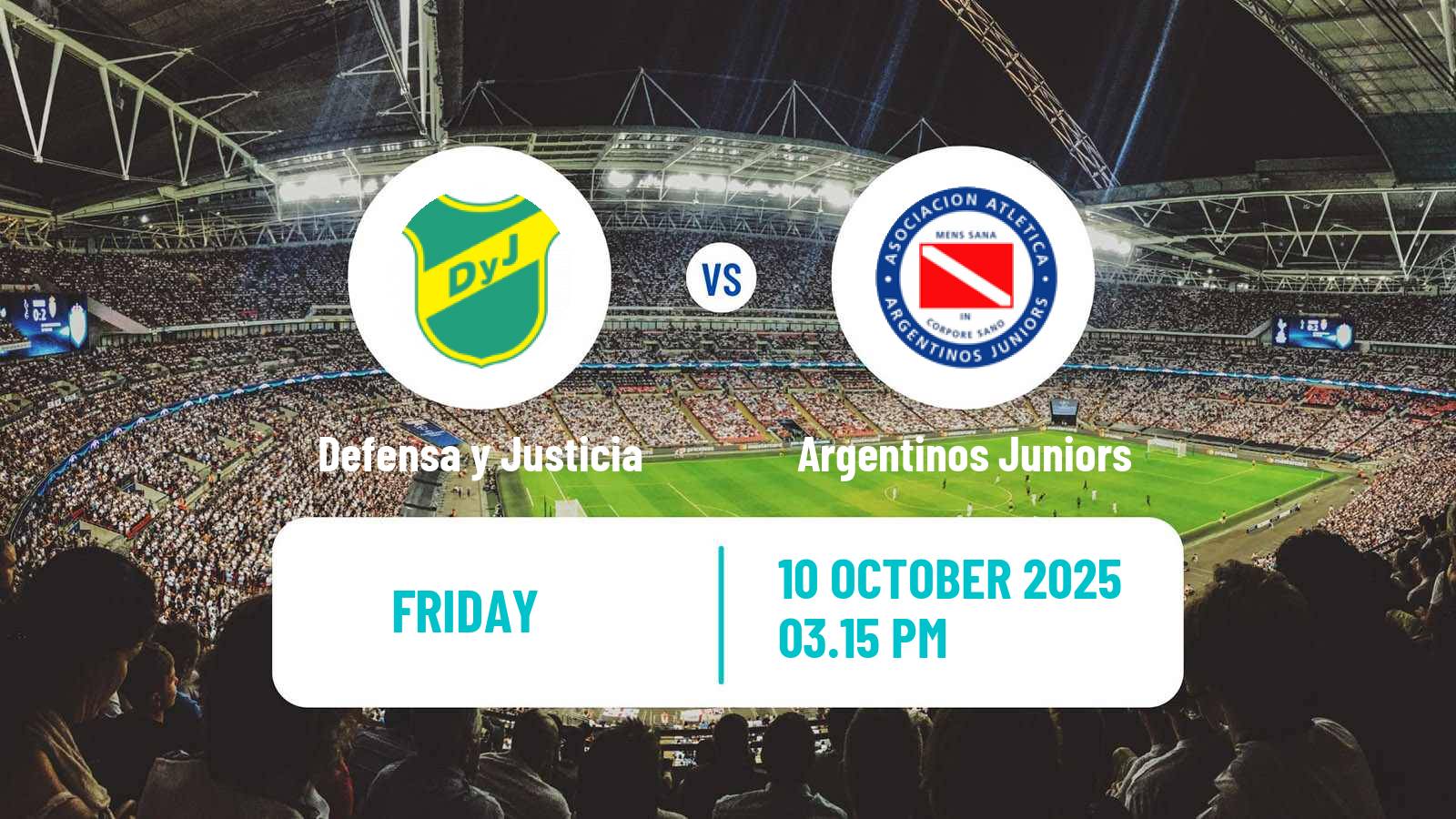 Soccer Argentinian Liga Profesional Defensa y Justicia - Argentinos Juniors