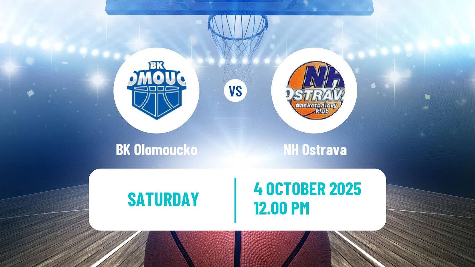 Basketball Czech NBL Olomoucko - NH Ostrava