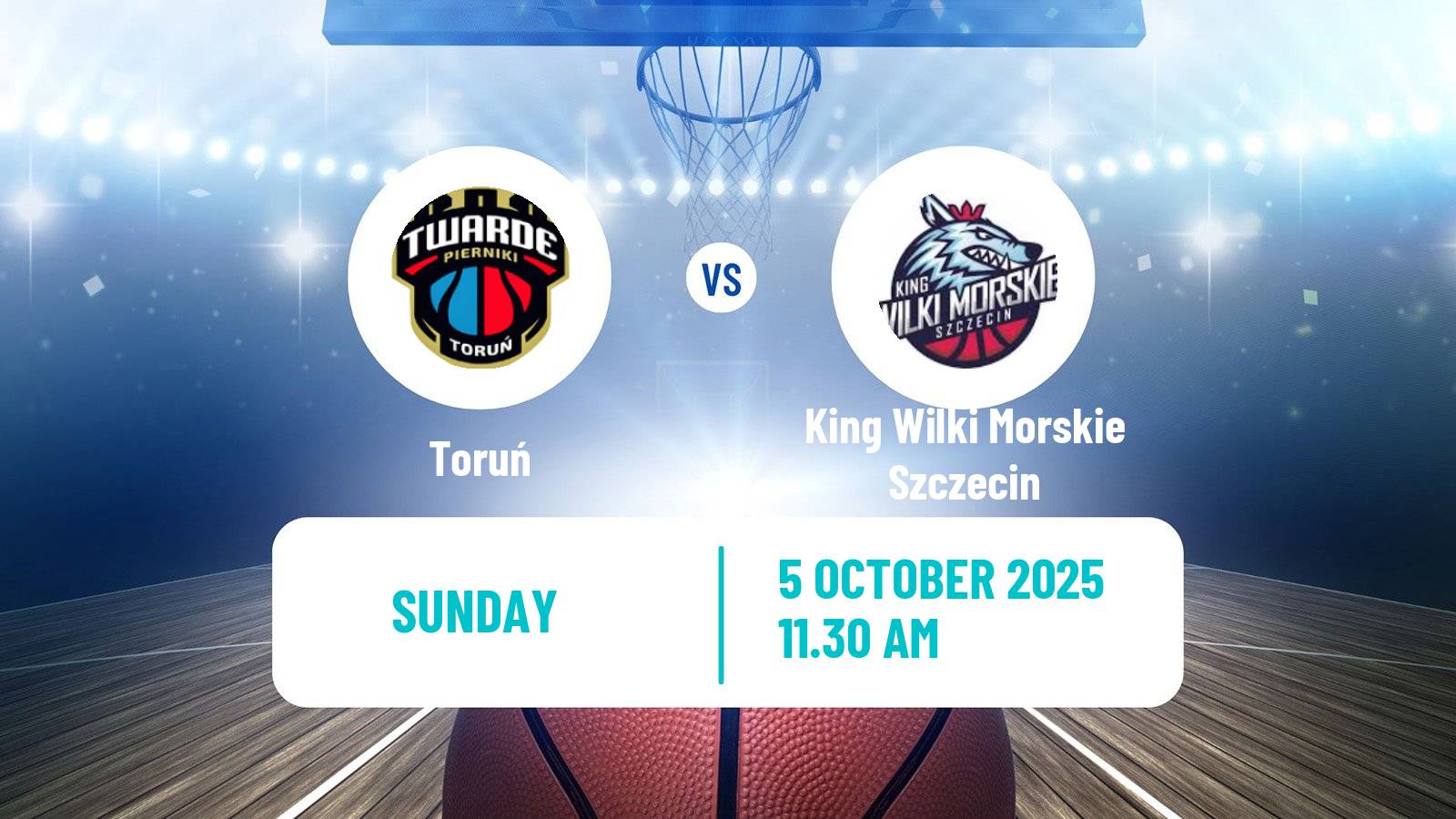Basketball Polish Basket Liga Toruń - King Wilki Morskie Szczecin