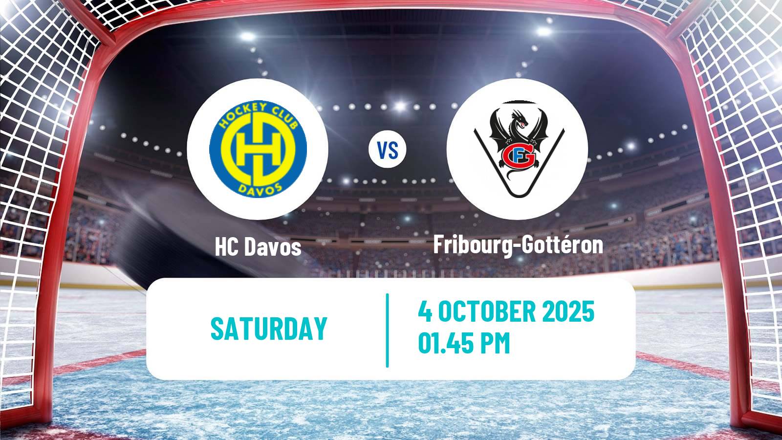 Hockey Swiss National League Hockey Davos - Fribourg-Gottéron