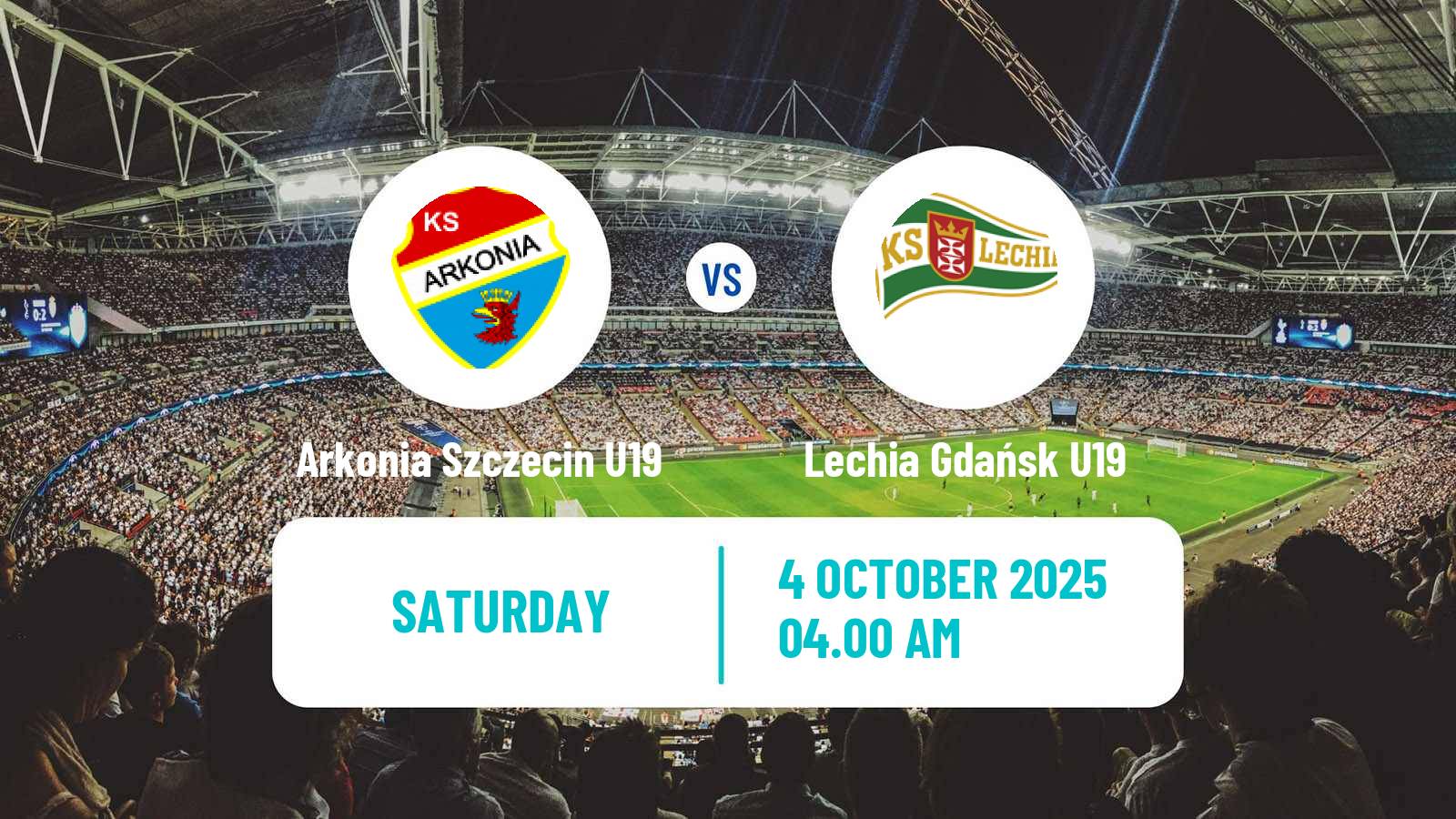 Soccer Polish Central Youth League Arkonia Szczecin U19 - Lechia Gdańsk U19