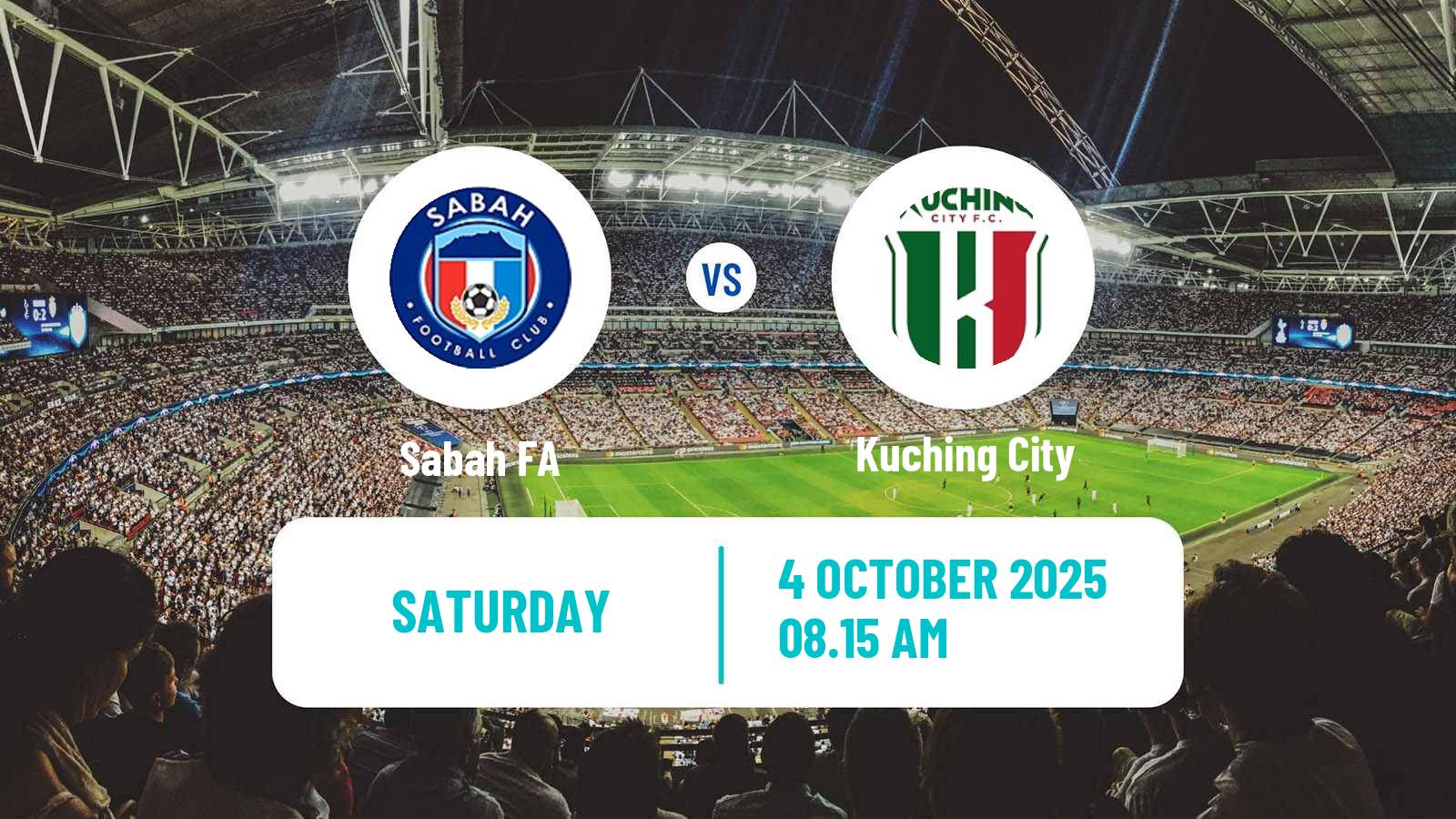 Soccer Malaysian Super League Sabah FA - Kuching City