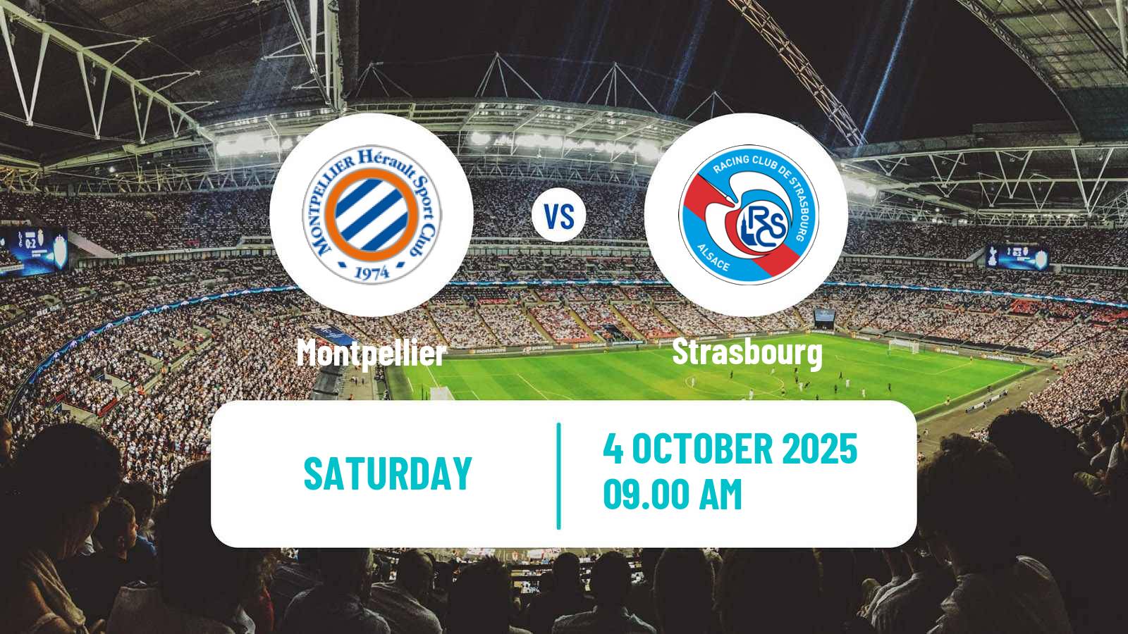 Soccer French Division 1 Women Montpellier - Strasbourg